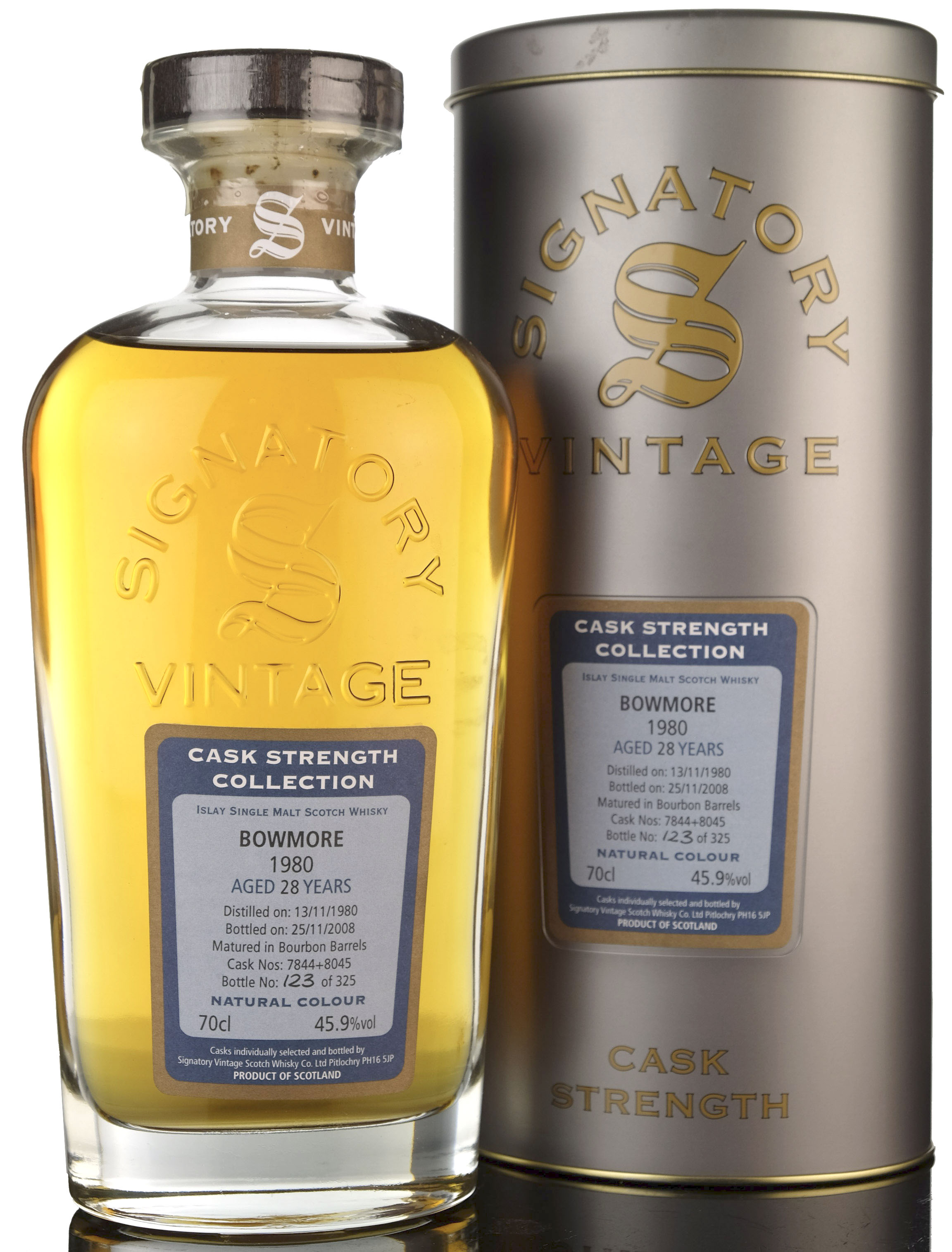 Bowmore 1980-2008 - 28 Year Old - Signatory Vintage
