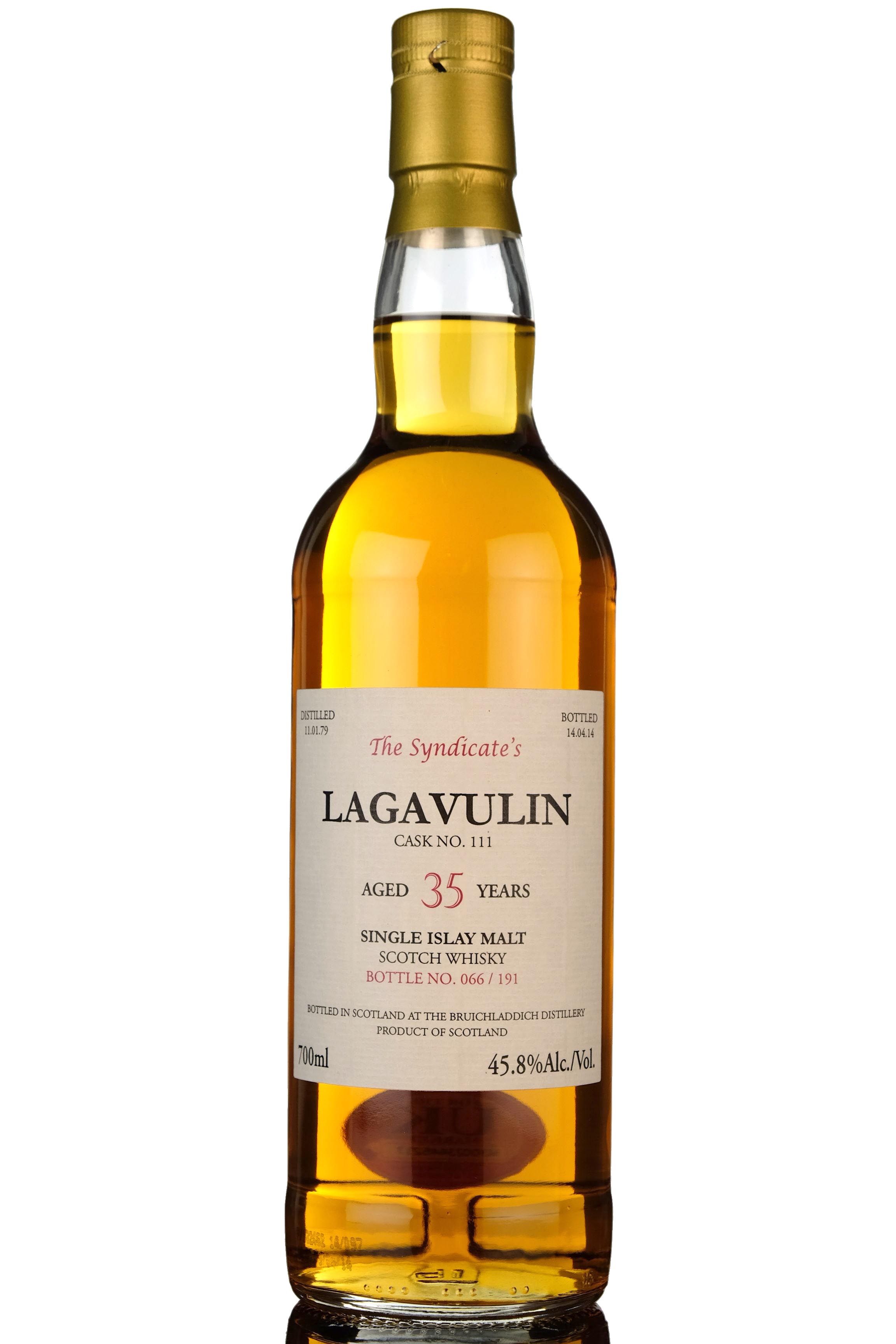 Lagavulin 1979-2014 - 35 Year Old - The Syndicate - 191 Bottles