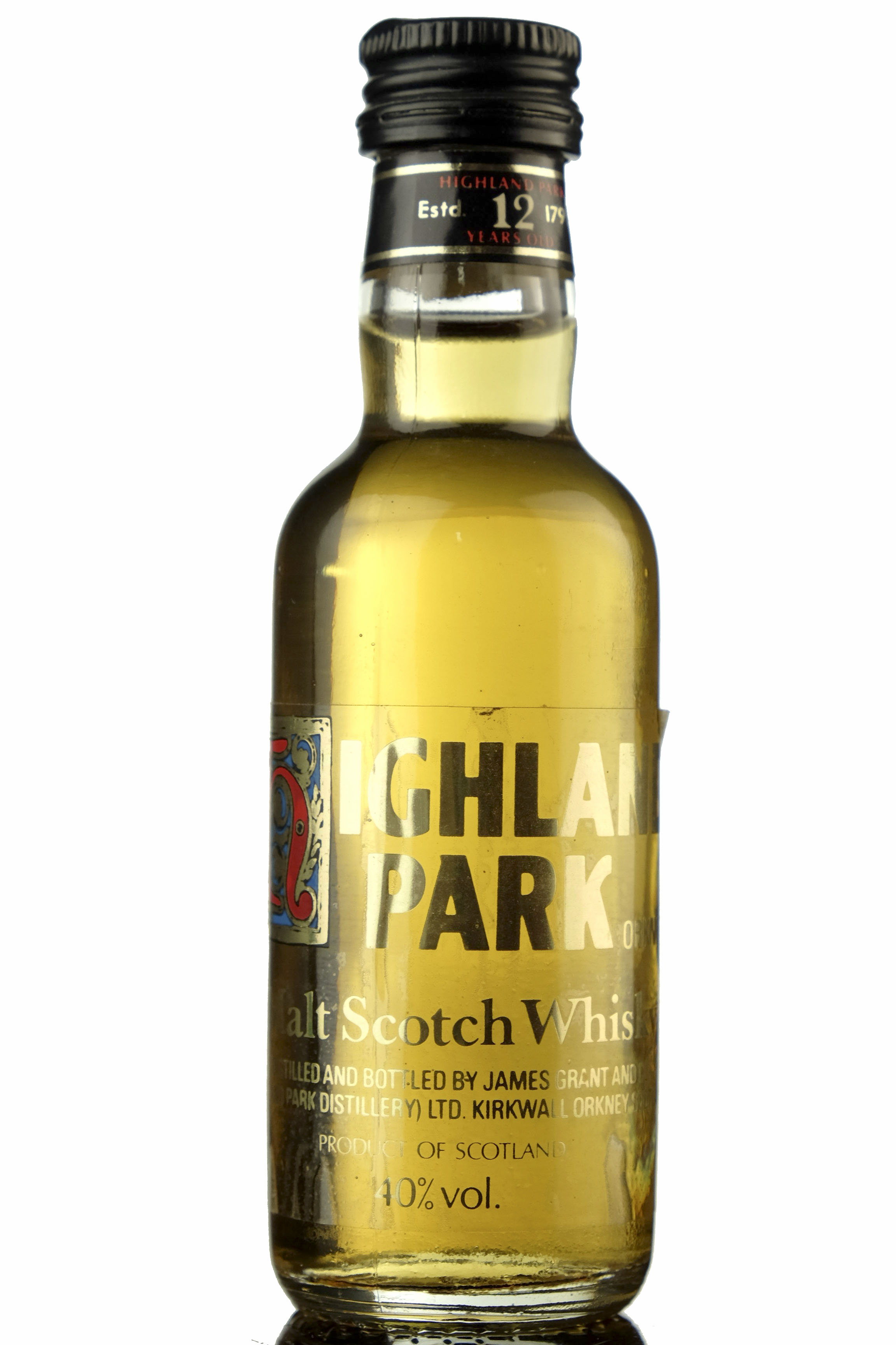 Highland Park 12 Year Old Miniature