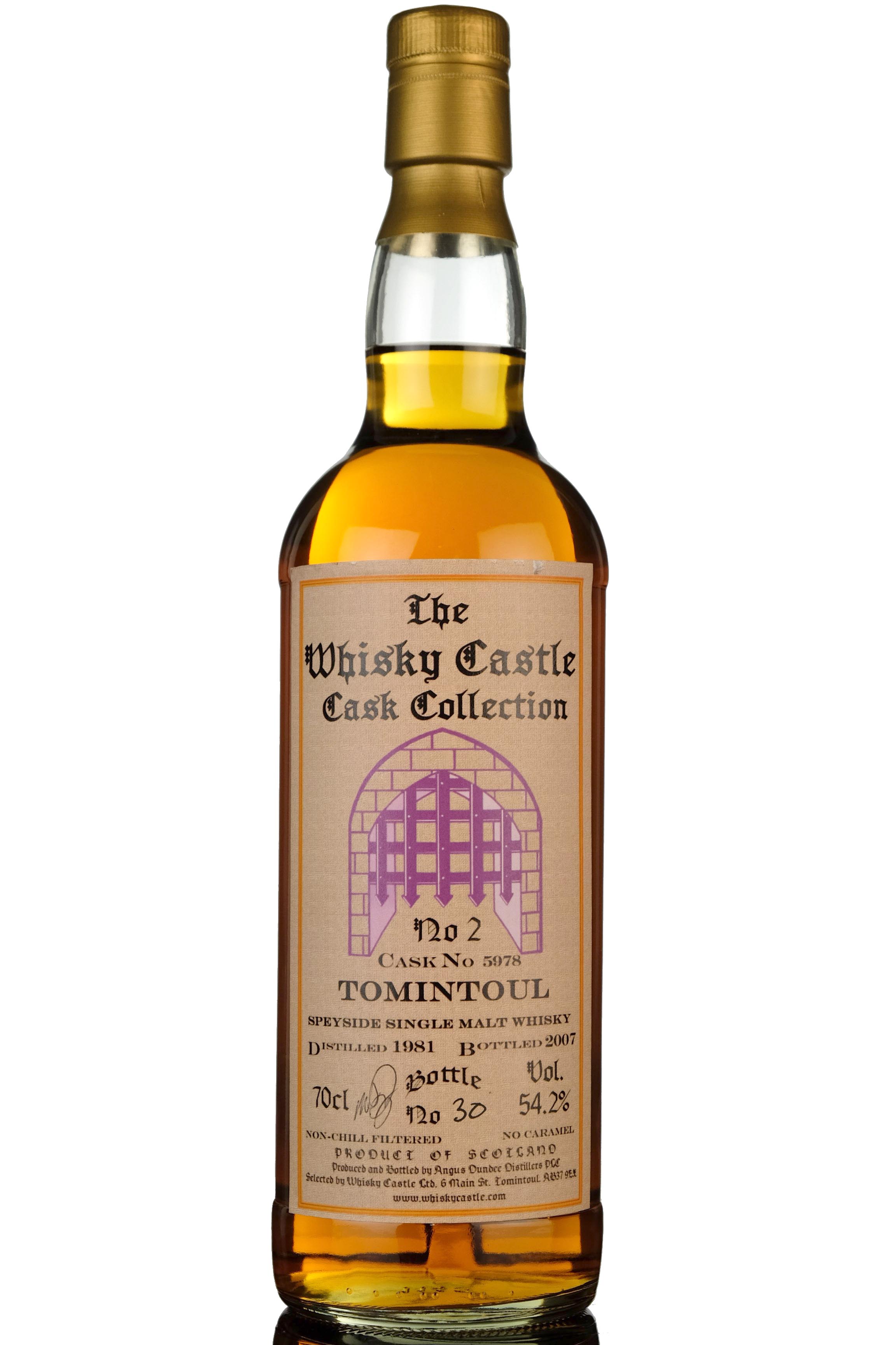 Tomintoul 1981-2007 - The Whisky Castle