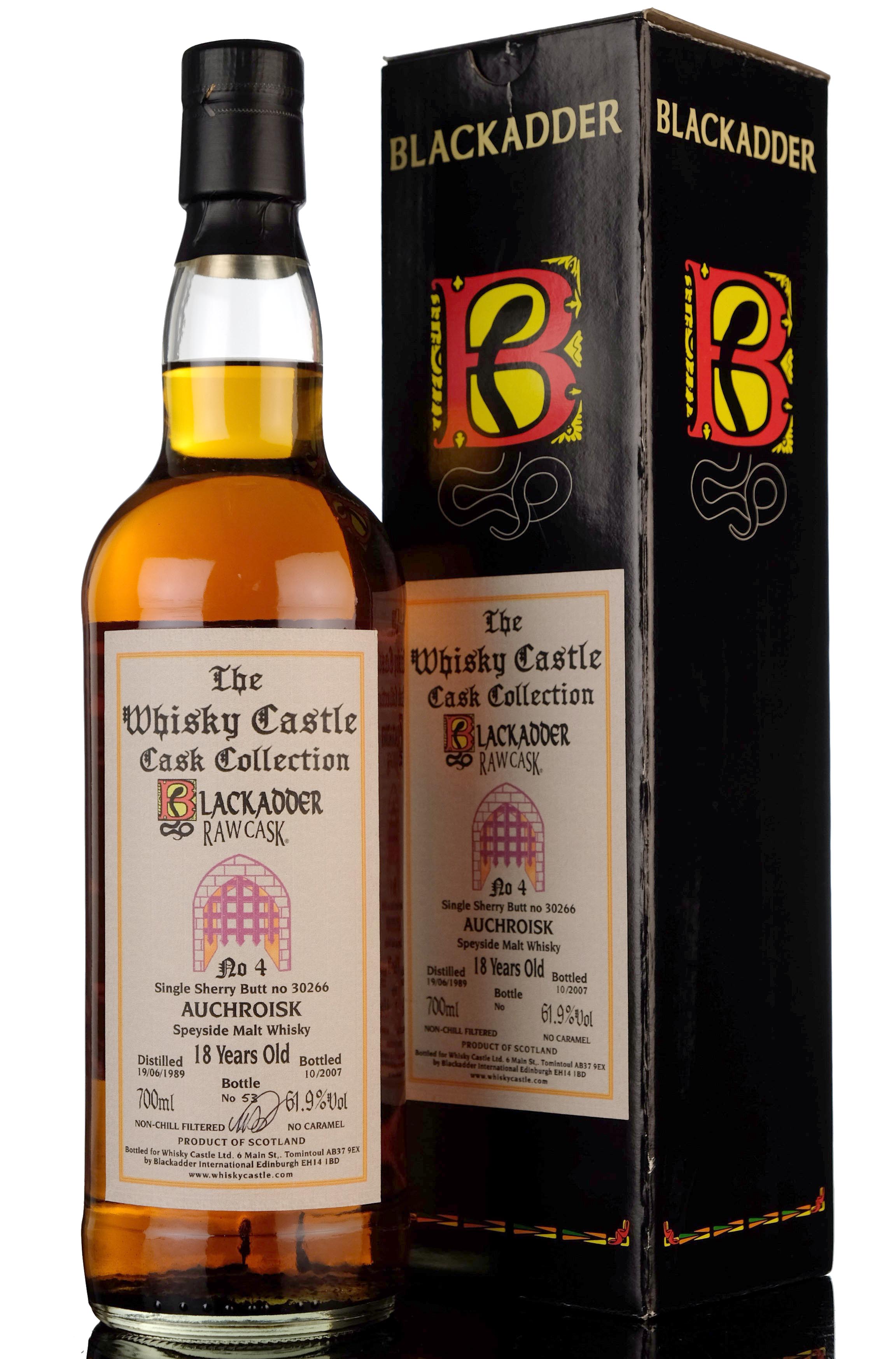 Auchroisk 1989 - 2007 18 Blackadder Raw Cask