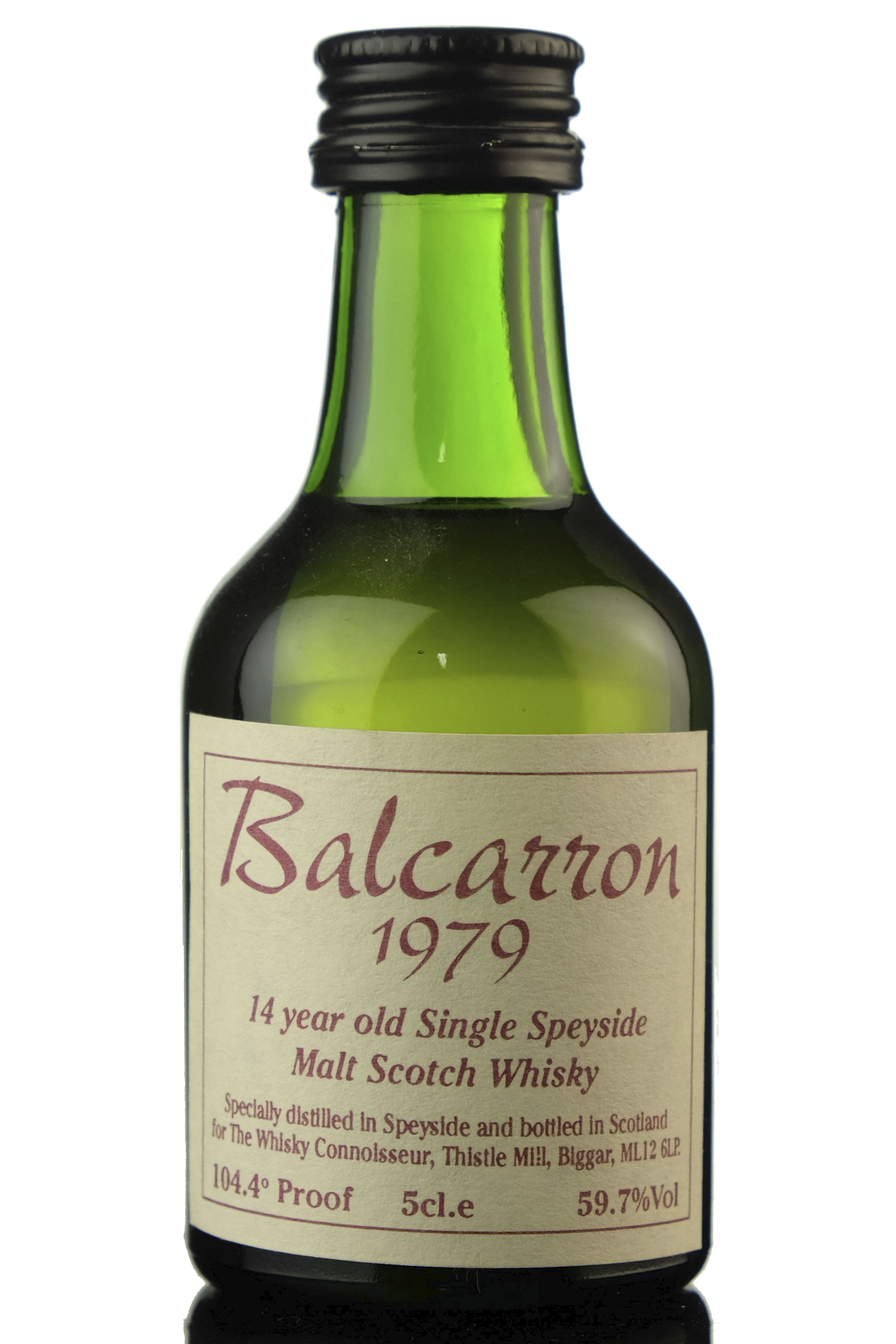 Balcarron (Dailuaine) 1979 - 14 Year Old - Whisky Connoisseur Miniature