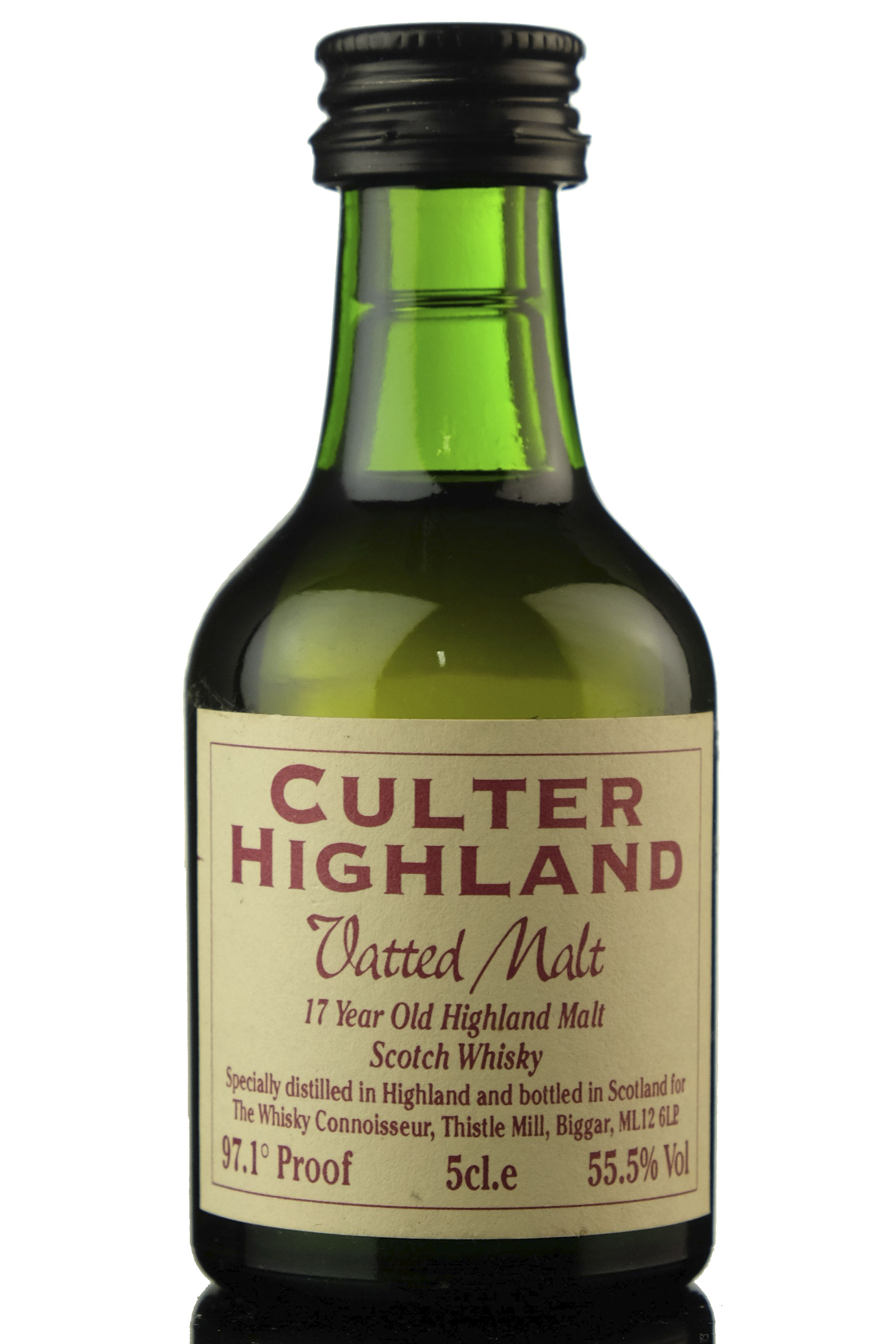 Culter Highland 17 Year Old - Whisky Connoisseur Miniature