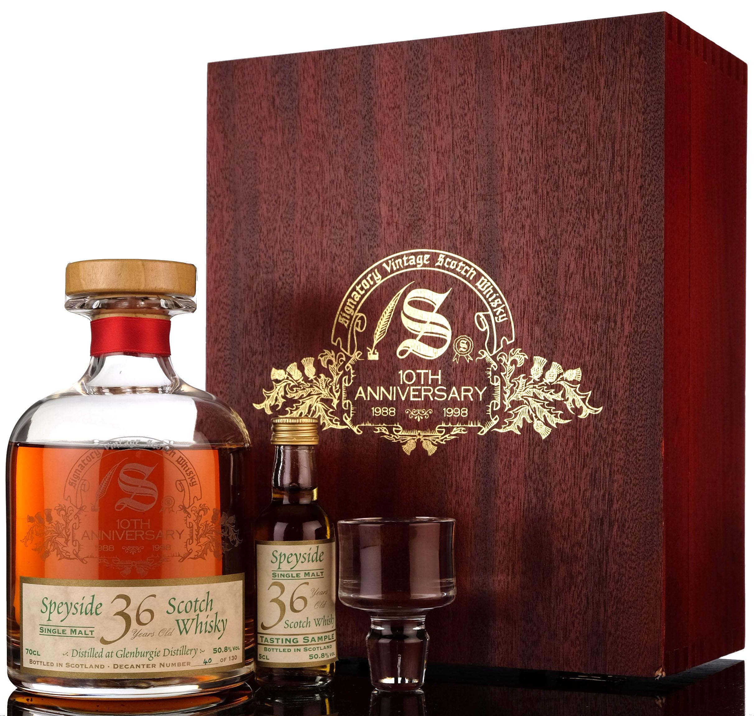 Glenburgie 1962-1998 - 36 Year Old - Signatory Vintage - 10th Anniversary - Presentation S