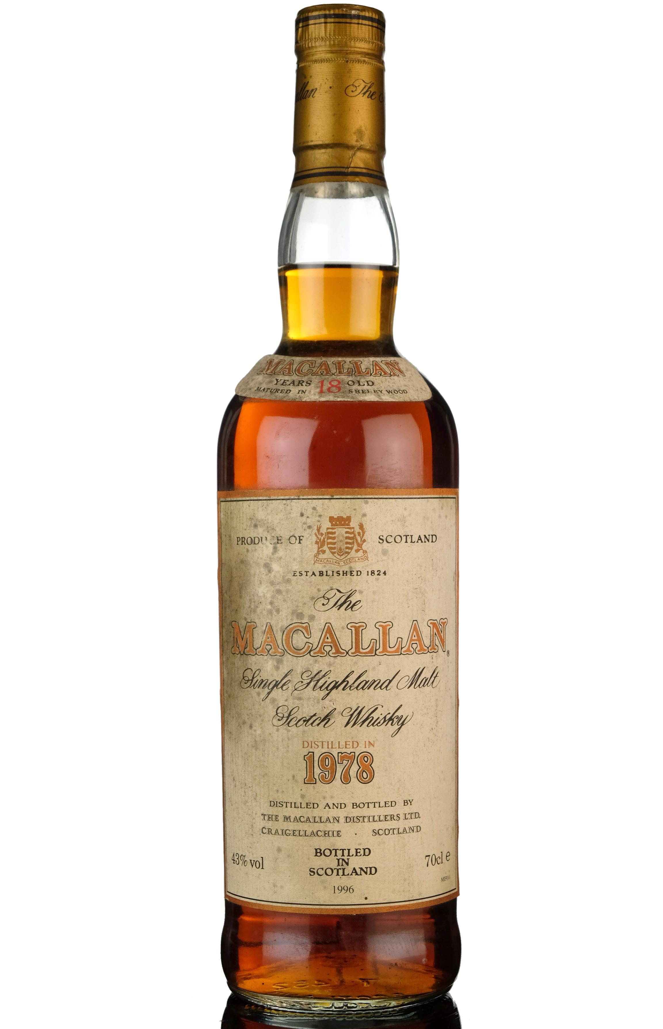 Macallan 1978-1996 - 18 Year Old