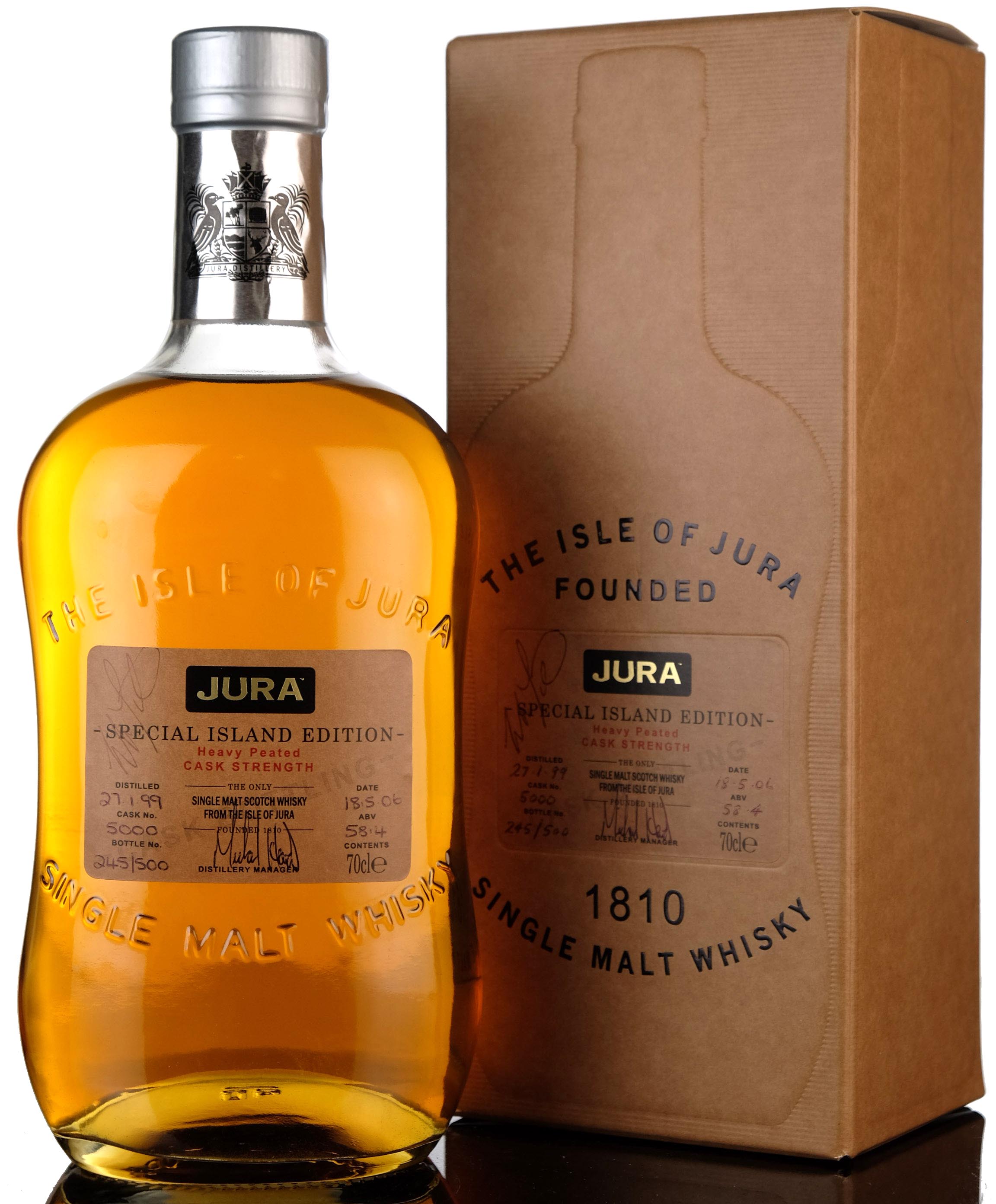 Isle Of Jura 1999-2006 - Cask Strength - Single Cask 5000