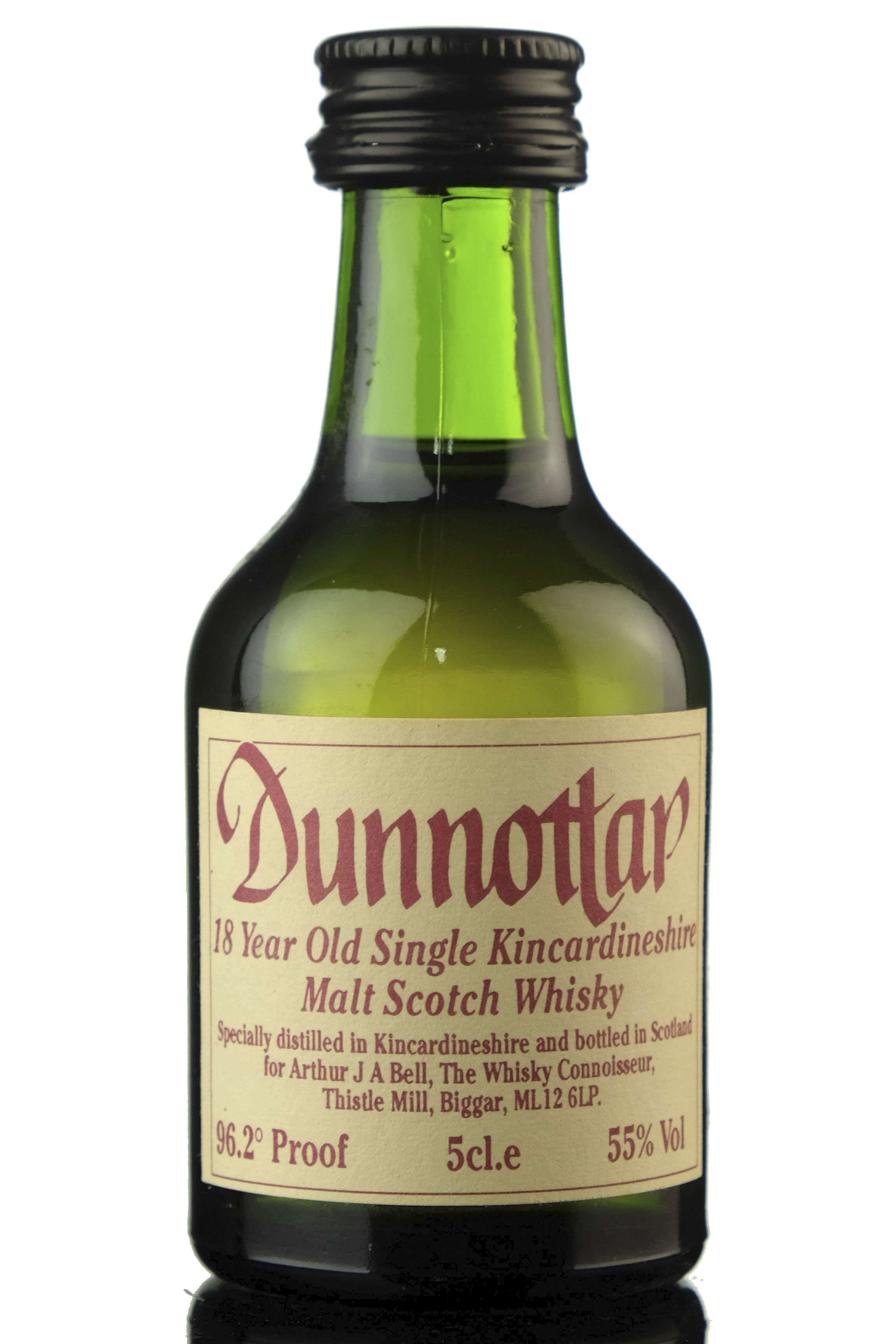 Dunnottar (Glenury) 18 Year Old - Whisky Connoisseur Miniature