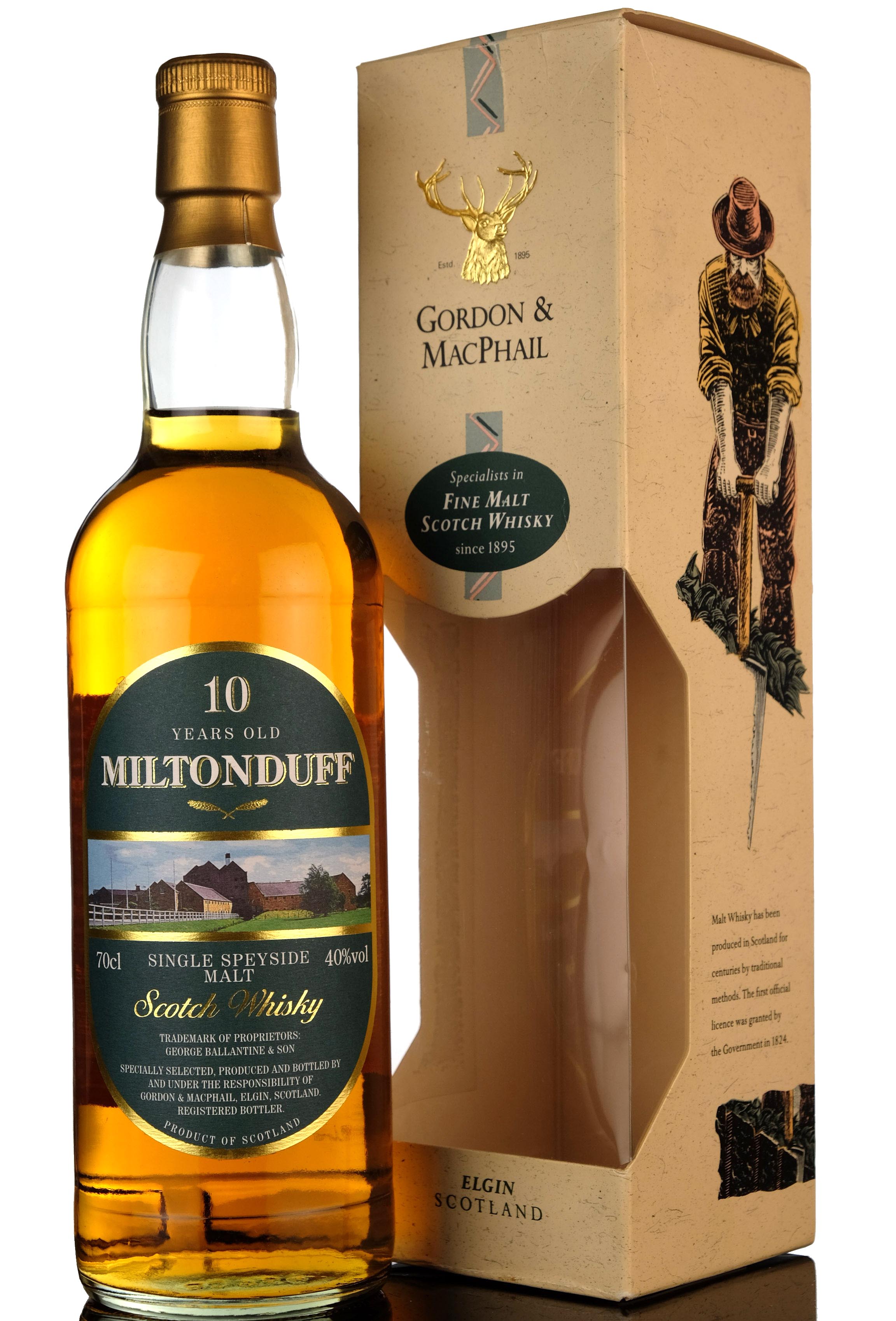 Miltonduff 10 Year Old - Gordon & MacPhail