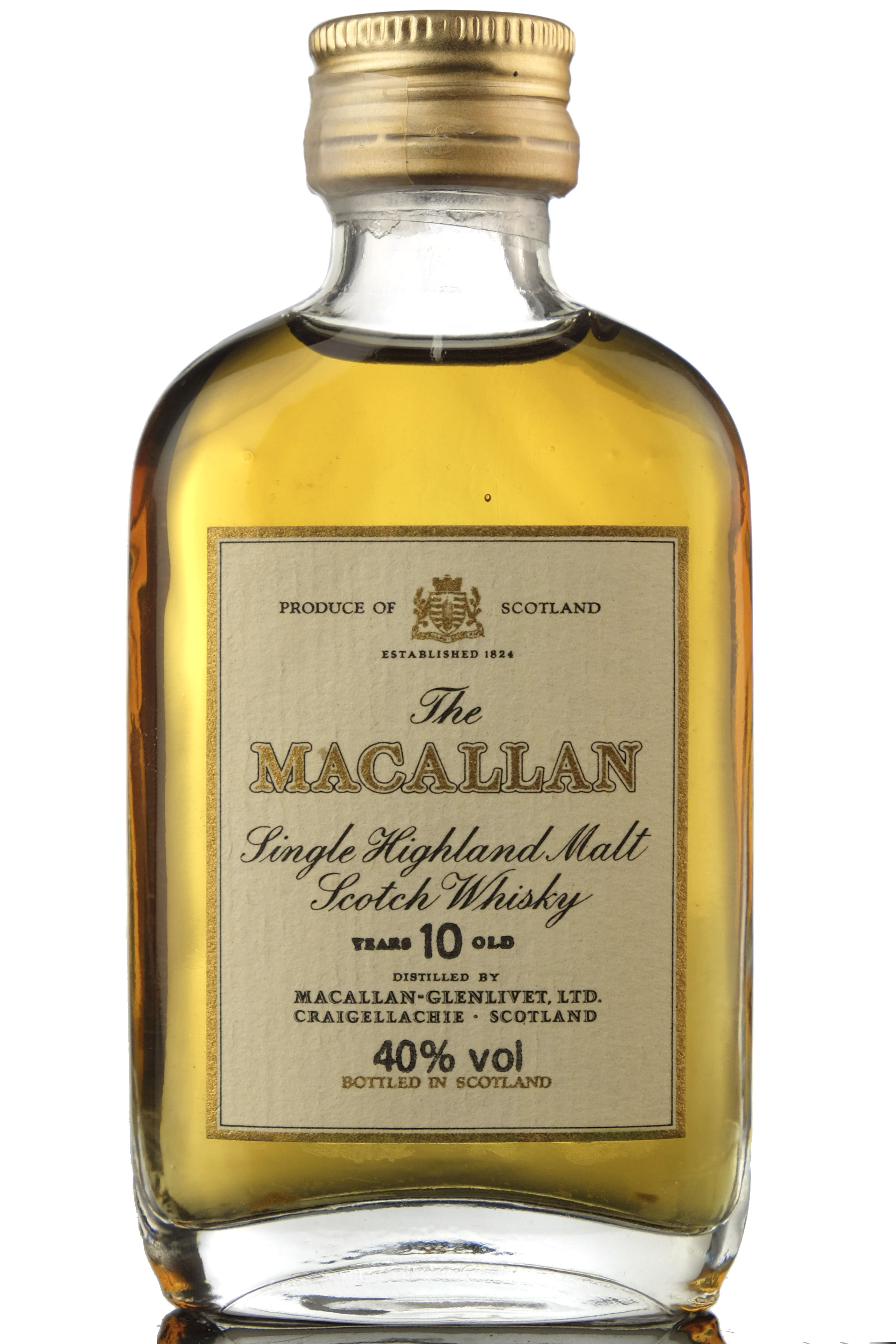 Macallan 10 Year Old Miniature
