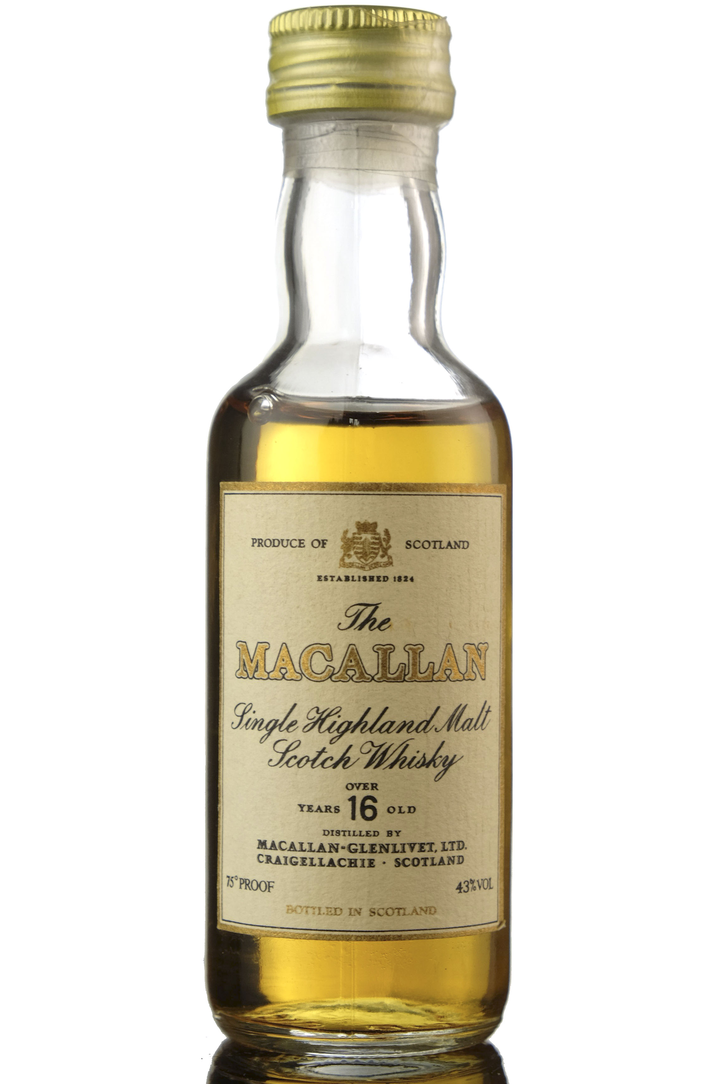 Macallan 16 Year Old Miniature