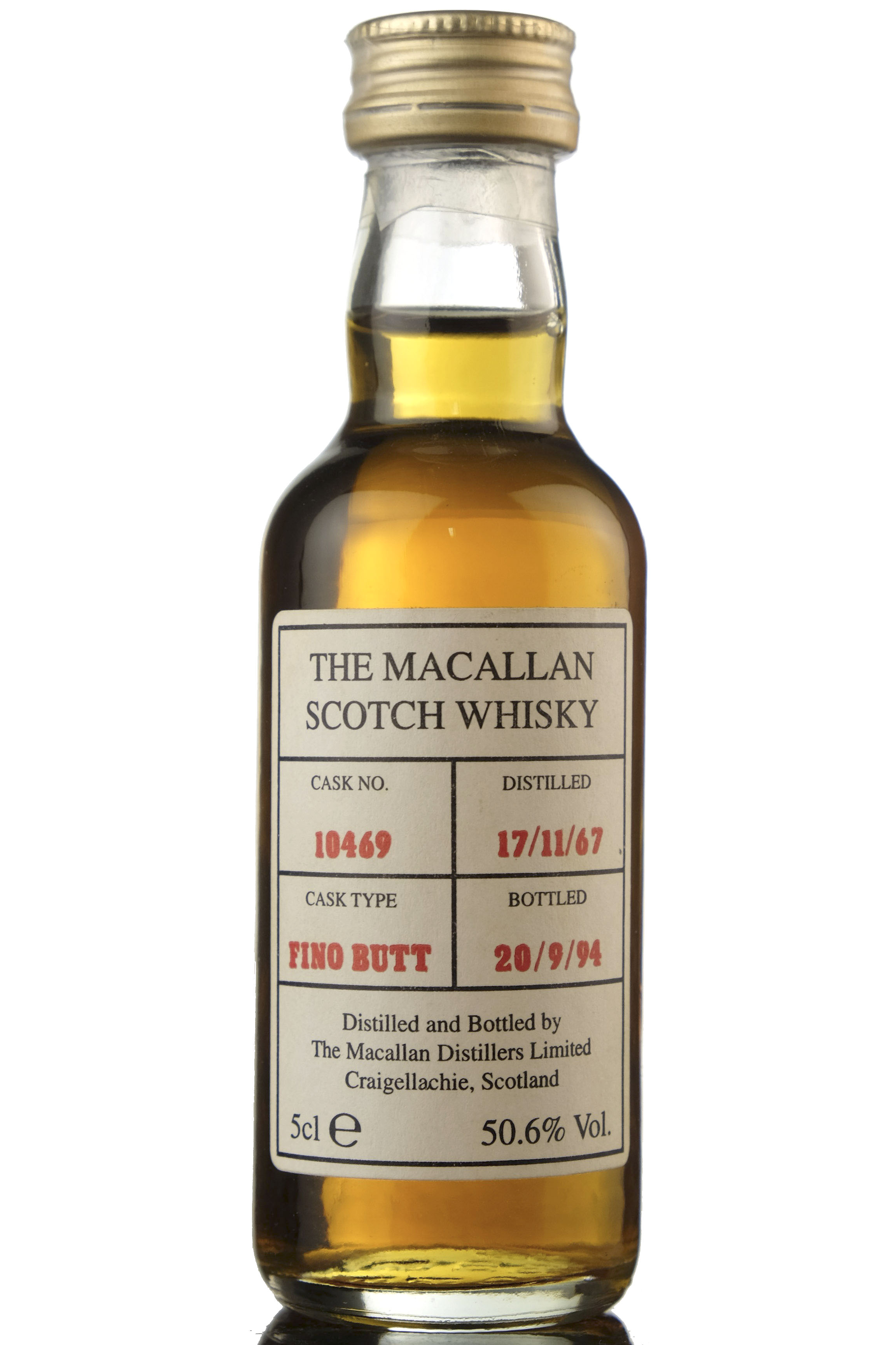 Macallan 1967-1994 - Cask 10469 Miniature