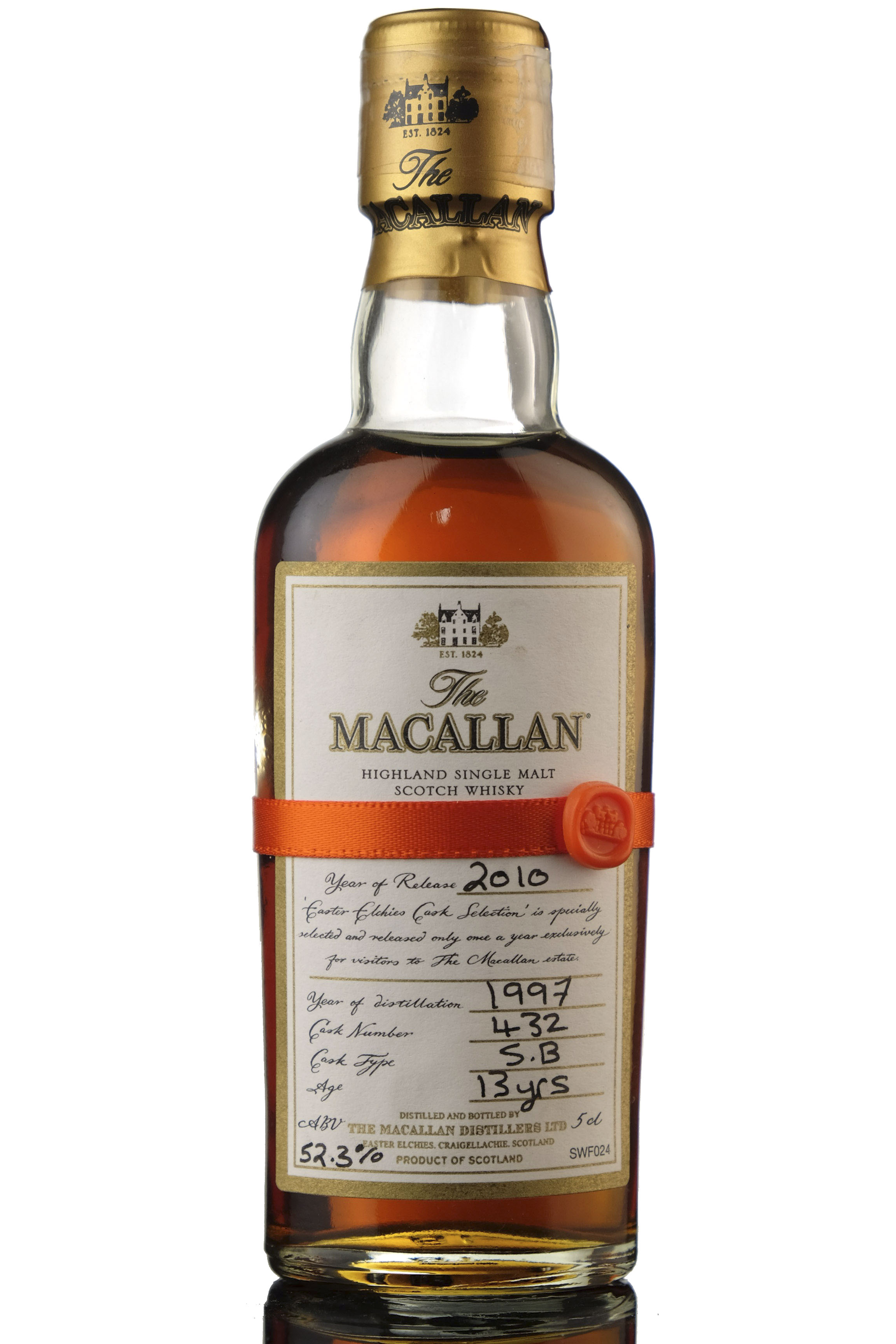 Macallan Easter Elchies - 2010 Release Miniature