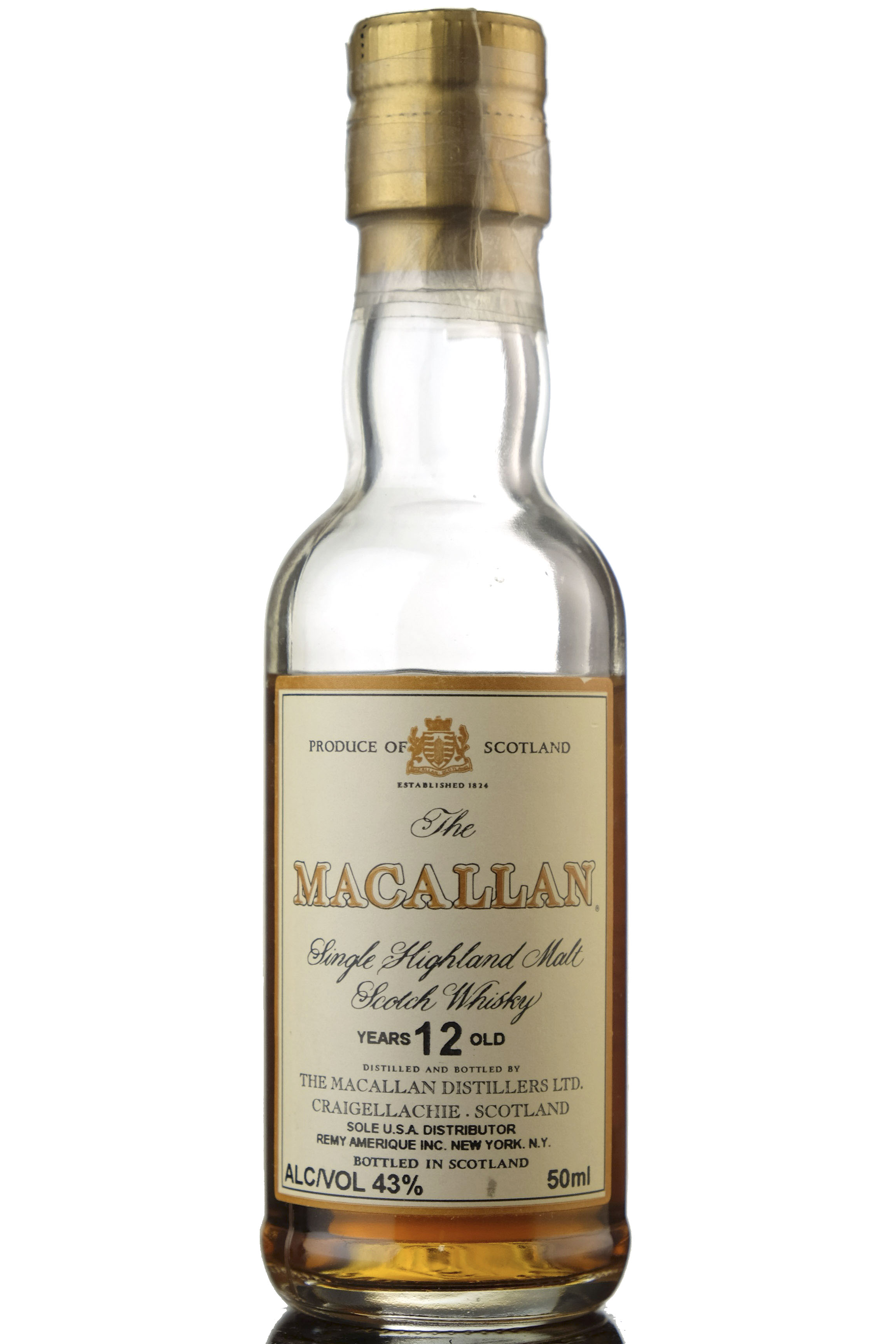 Macallan 12 Year Old Miniature