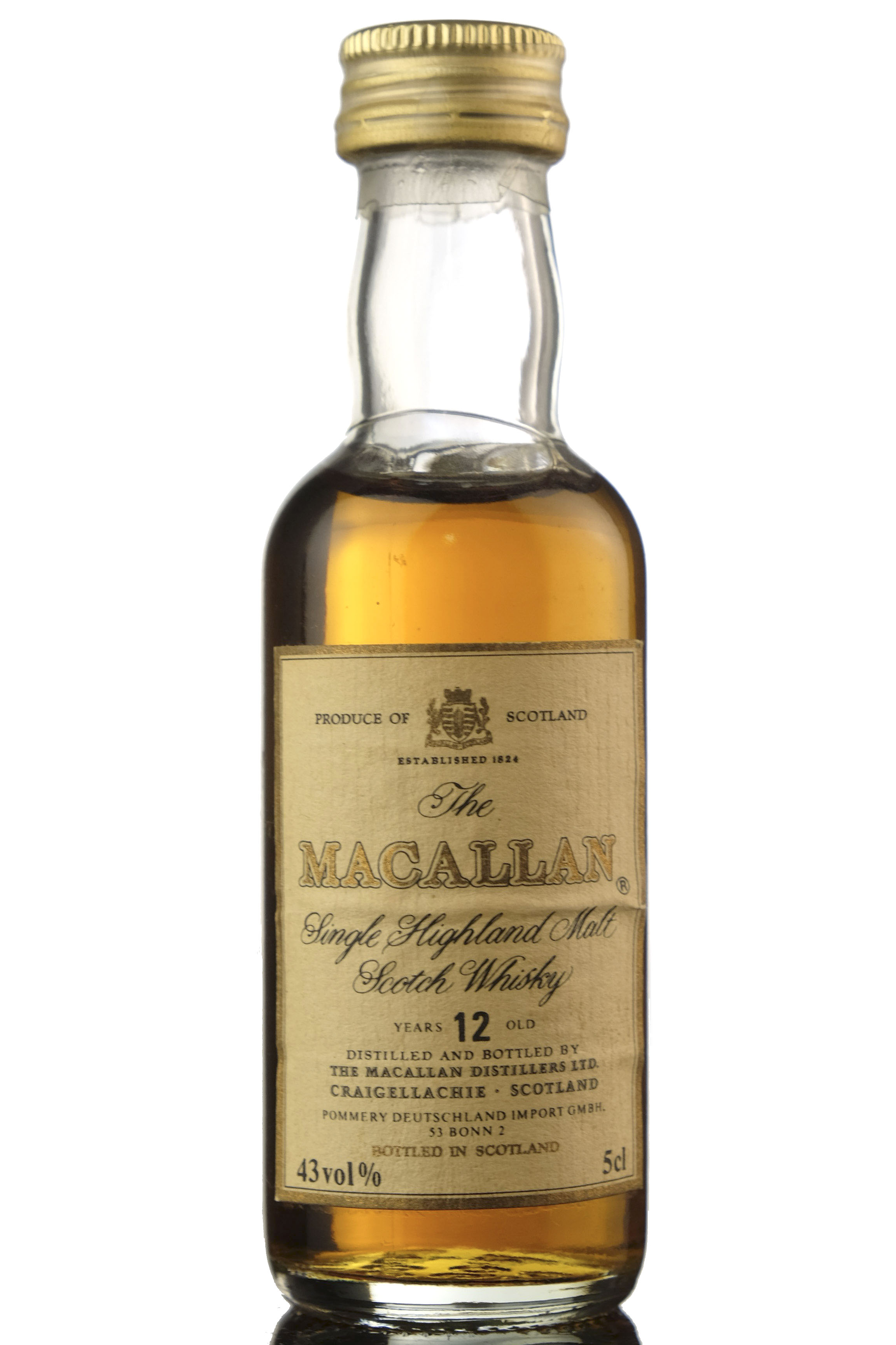 Macallan 12 Year Old Miniature