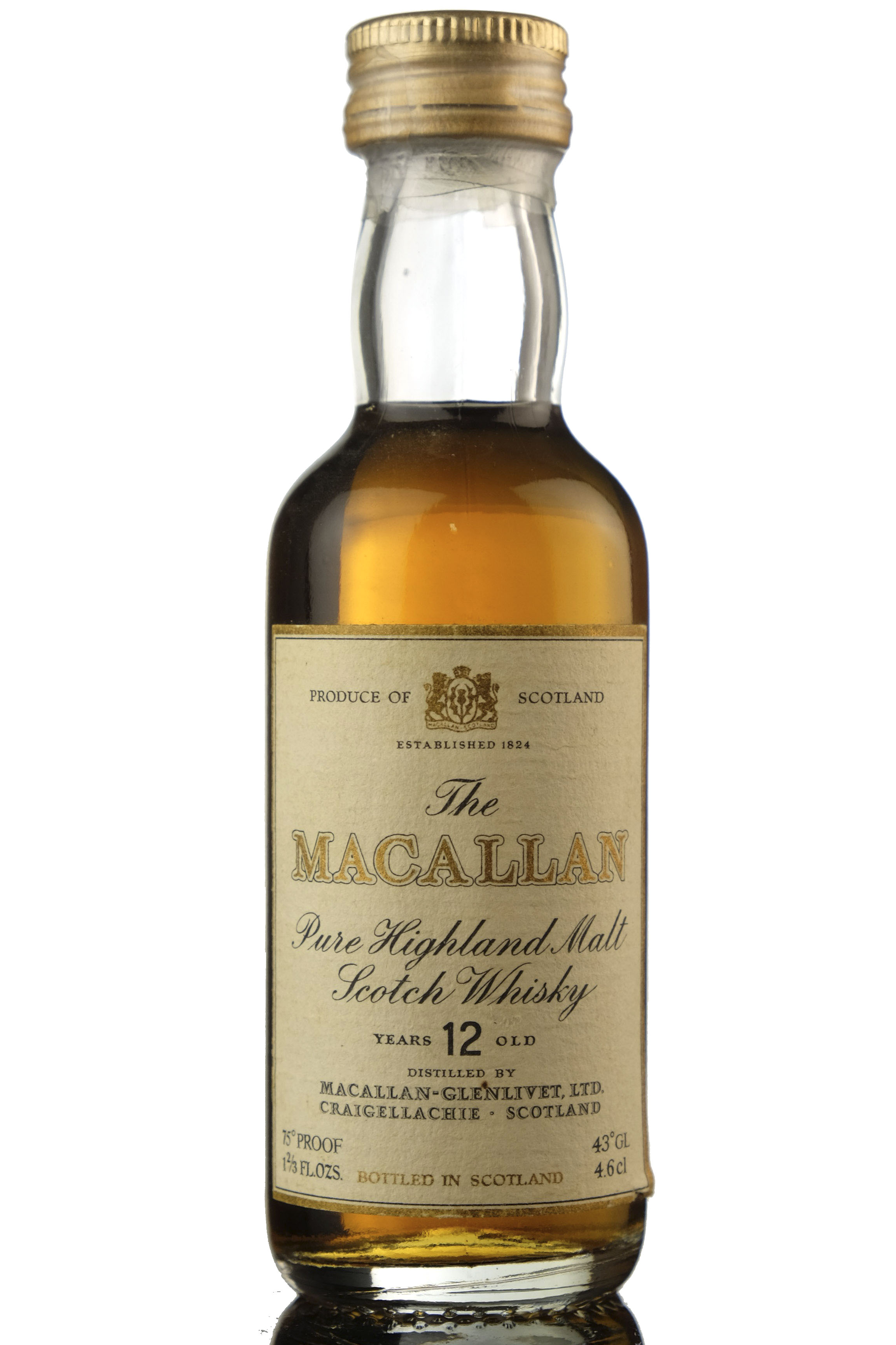 Macallan 12 Year Old Miniature