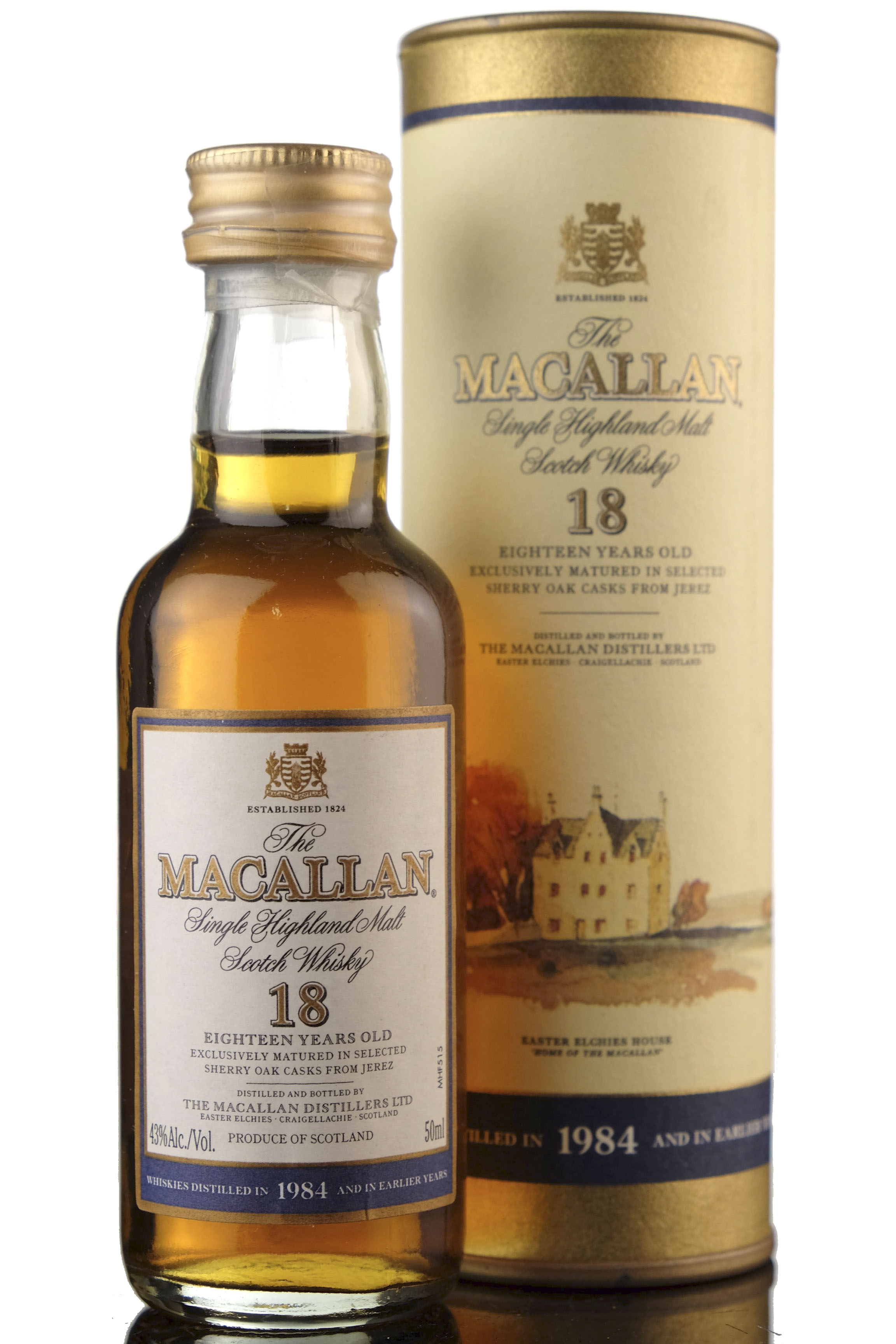Macallan 1984 - 18 Year Old Miniature