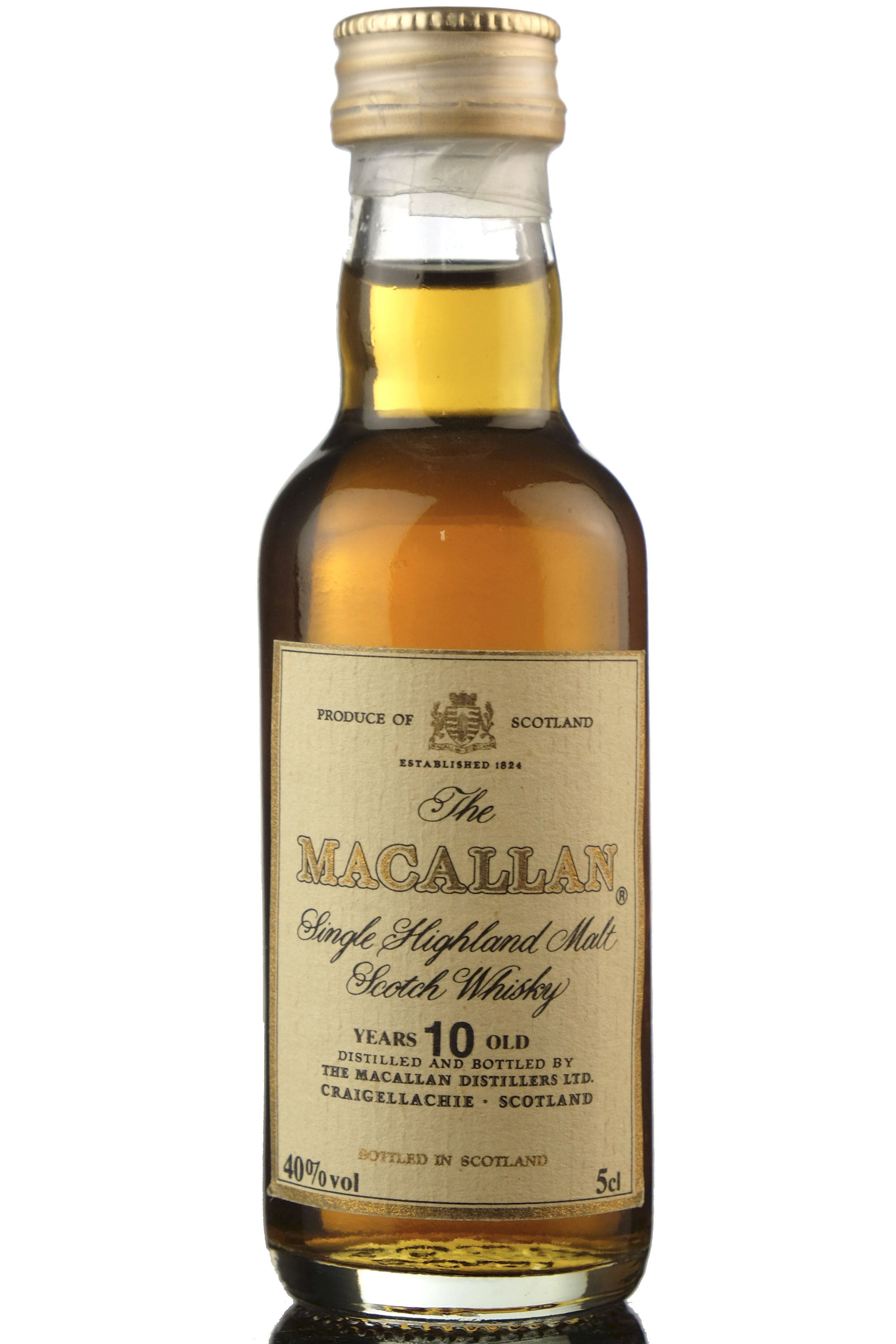 Macallan 10 Year Old Miniature