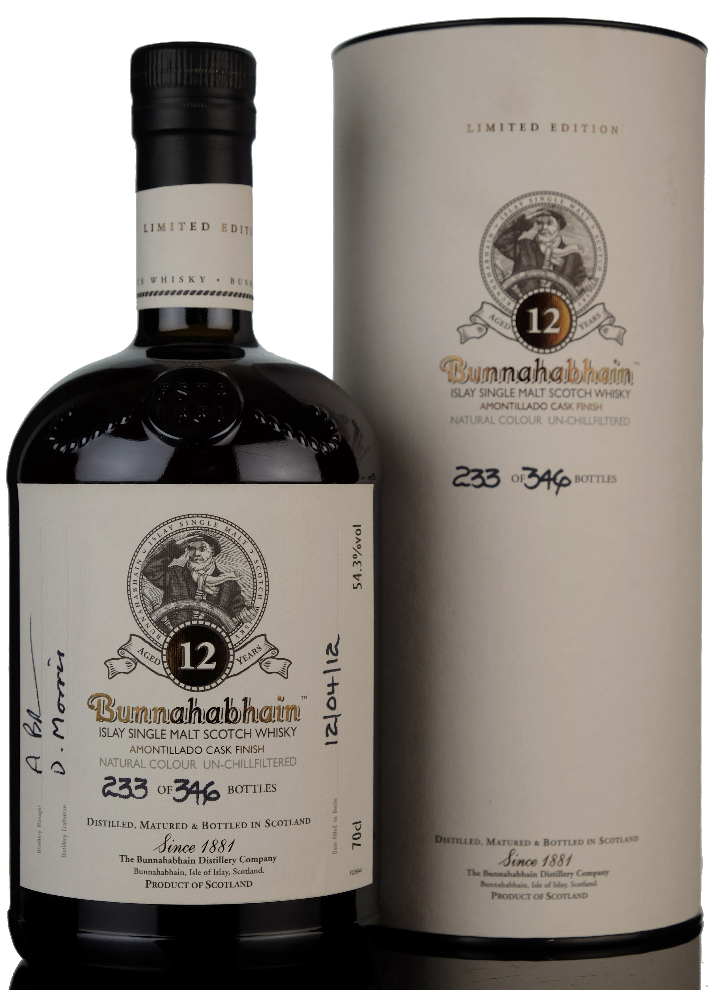 Bunnahabhain 12 Year Old - Festival 2012 - Amontillado Cask Finish