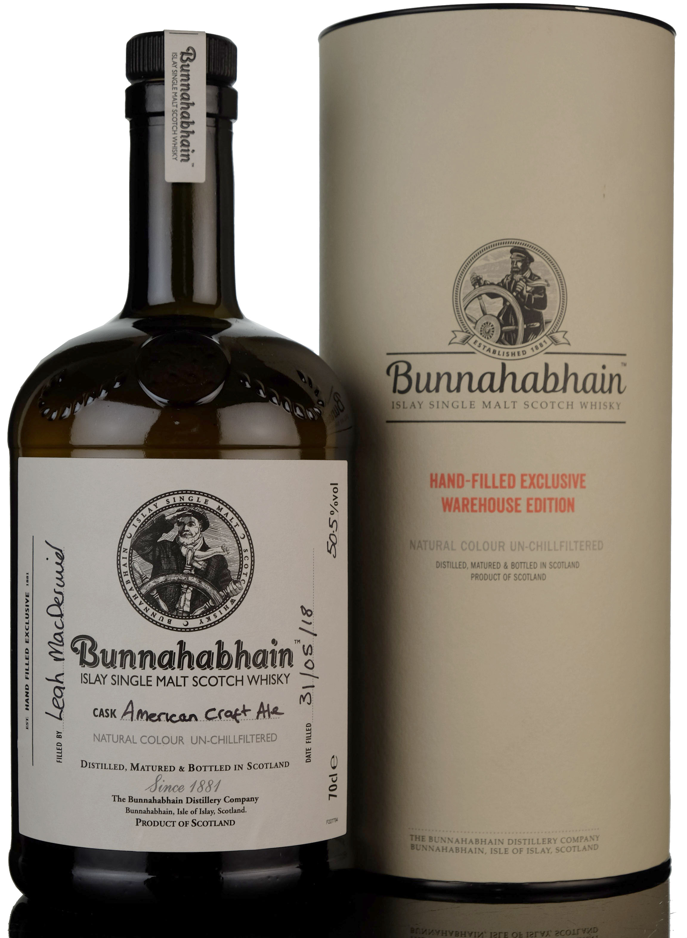 Bunnahabhain Hand Filled 2018