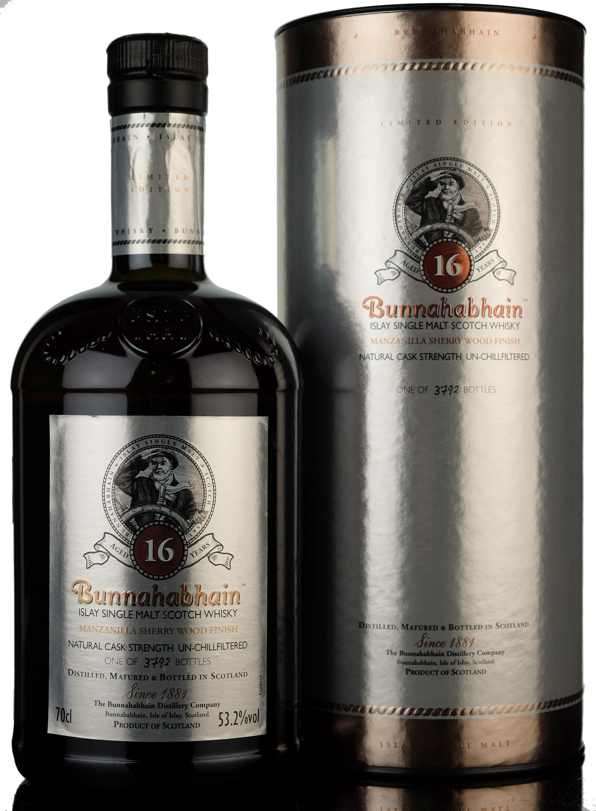 Bunnahabhain 16 Year Old - Manzanilla