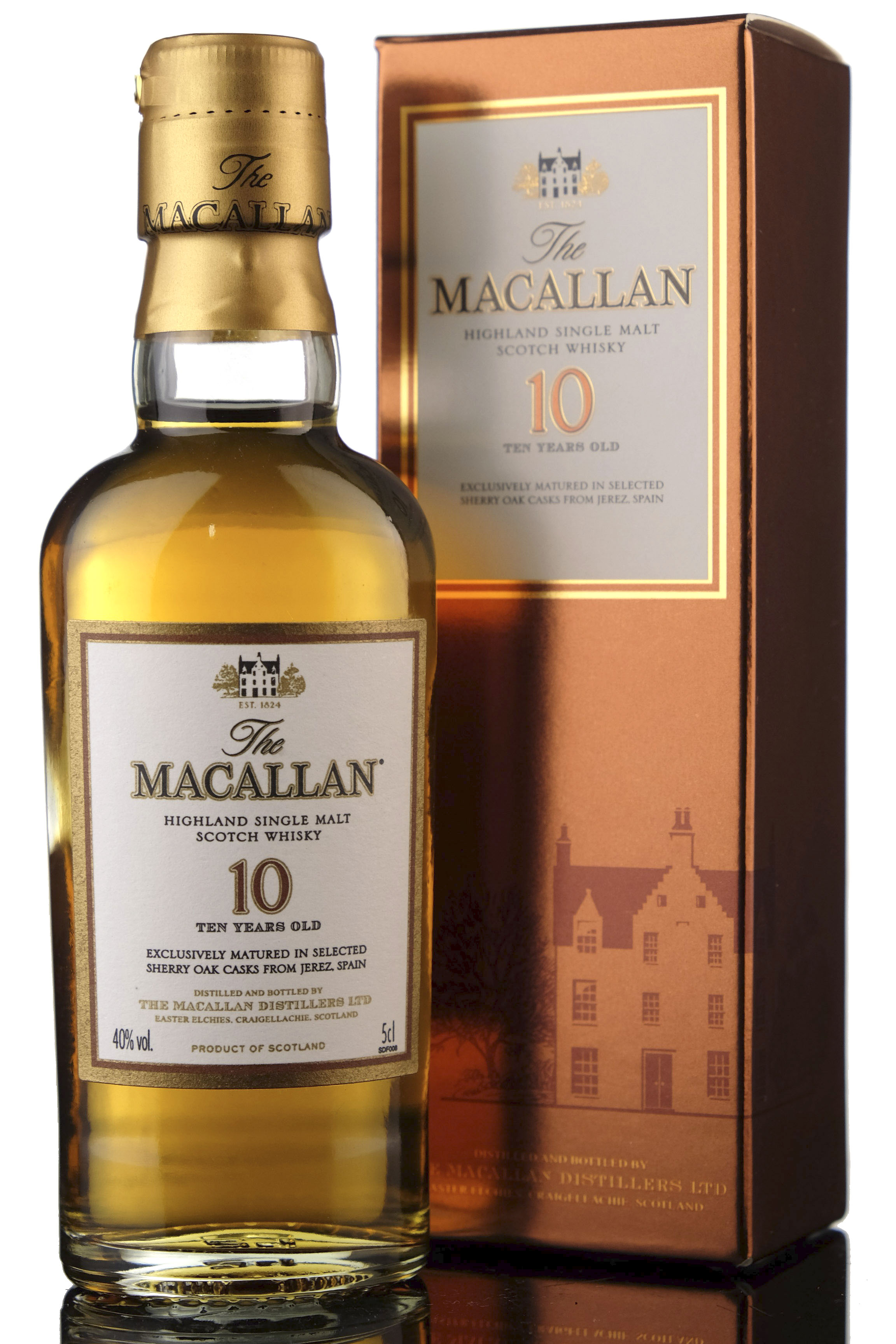 Macallan 10 Year Old - Miniature - Mid 2000s