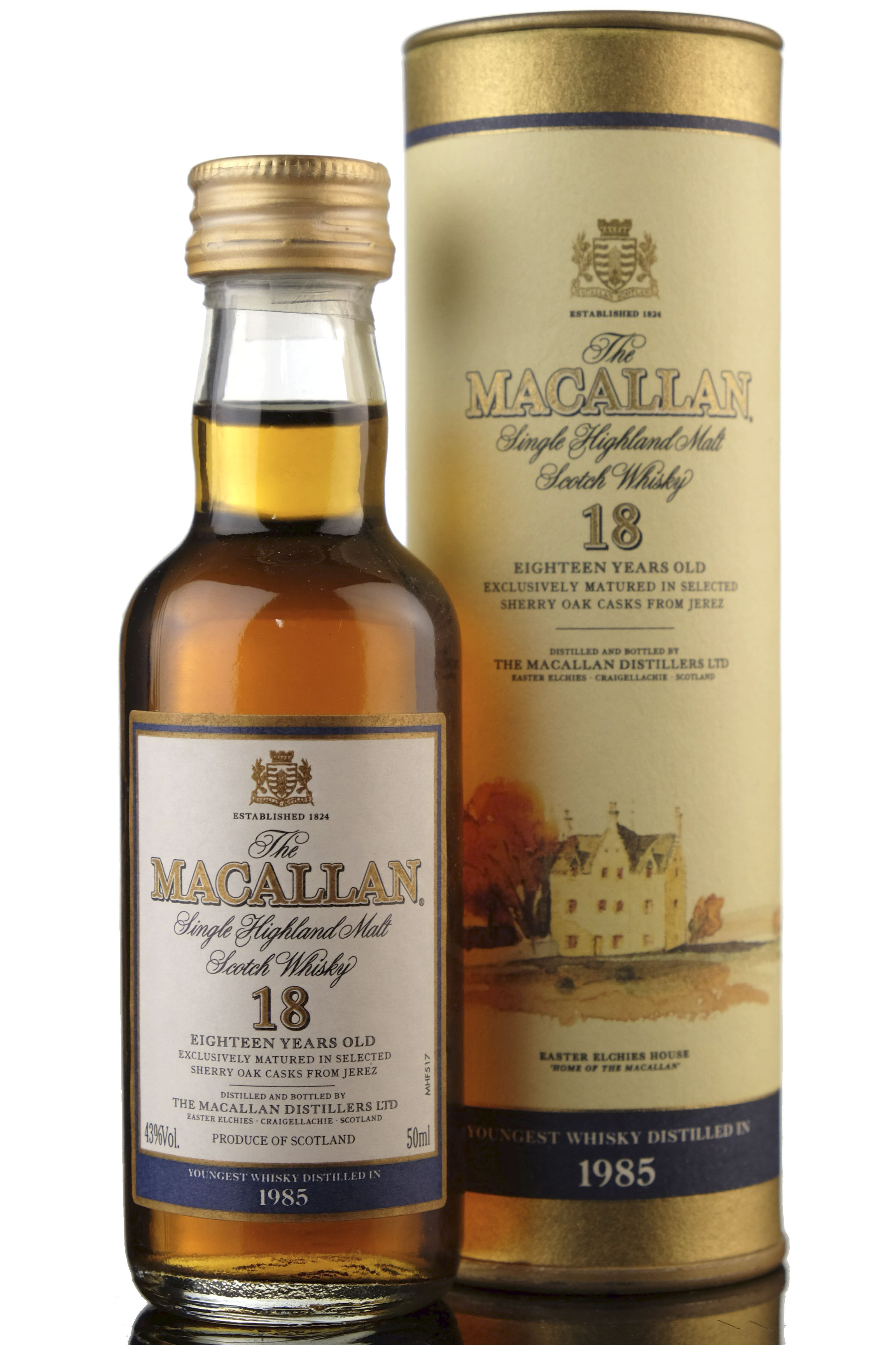 Macallan 1985 - 18 Year Old Miniature