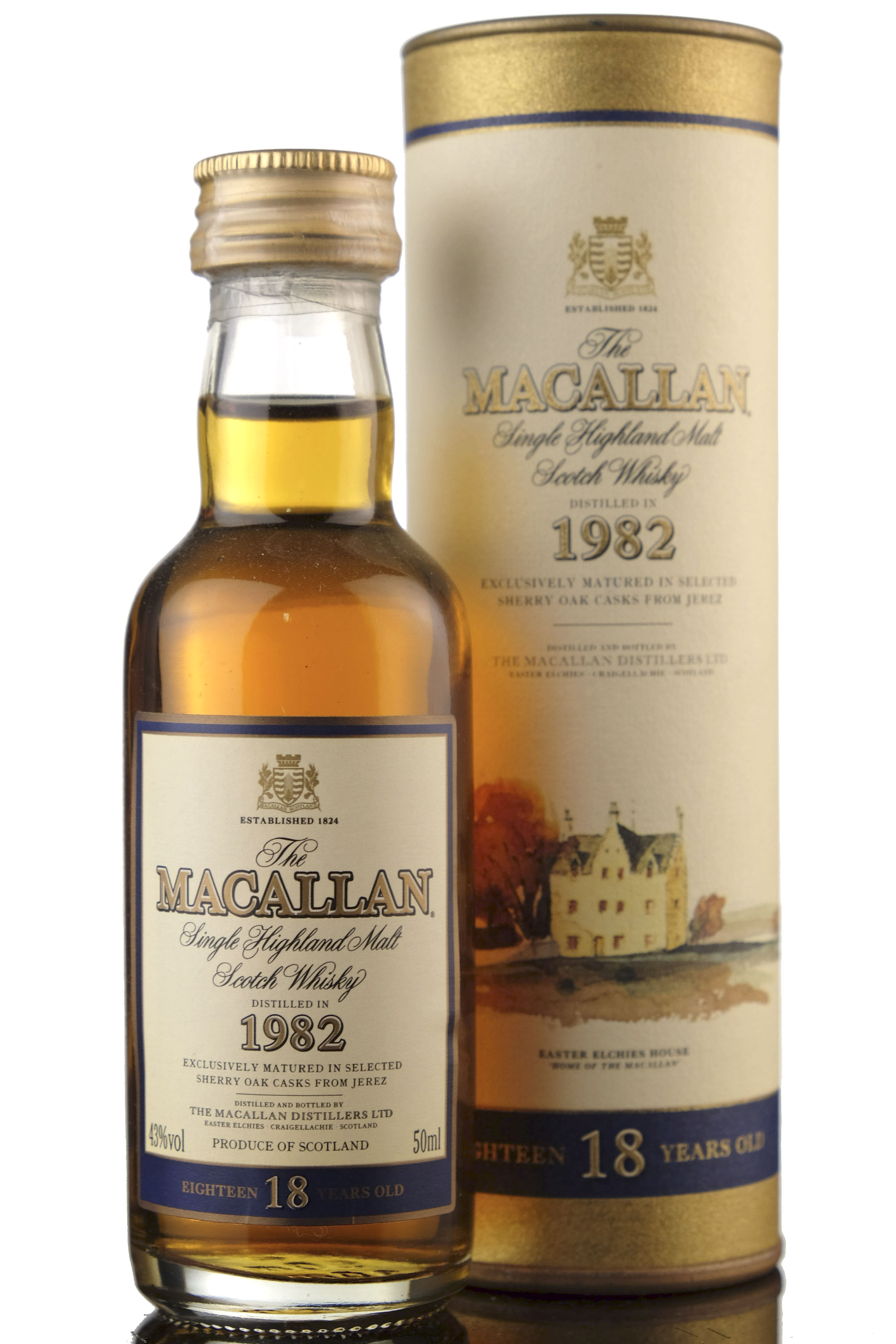 Macallan 1982 - 18 Year Old Miniature