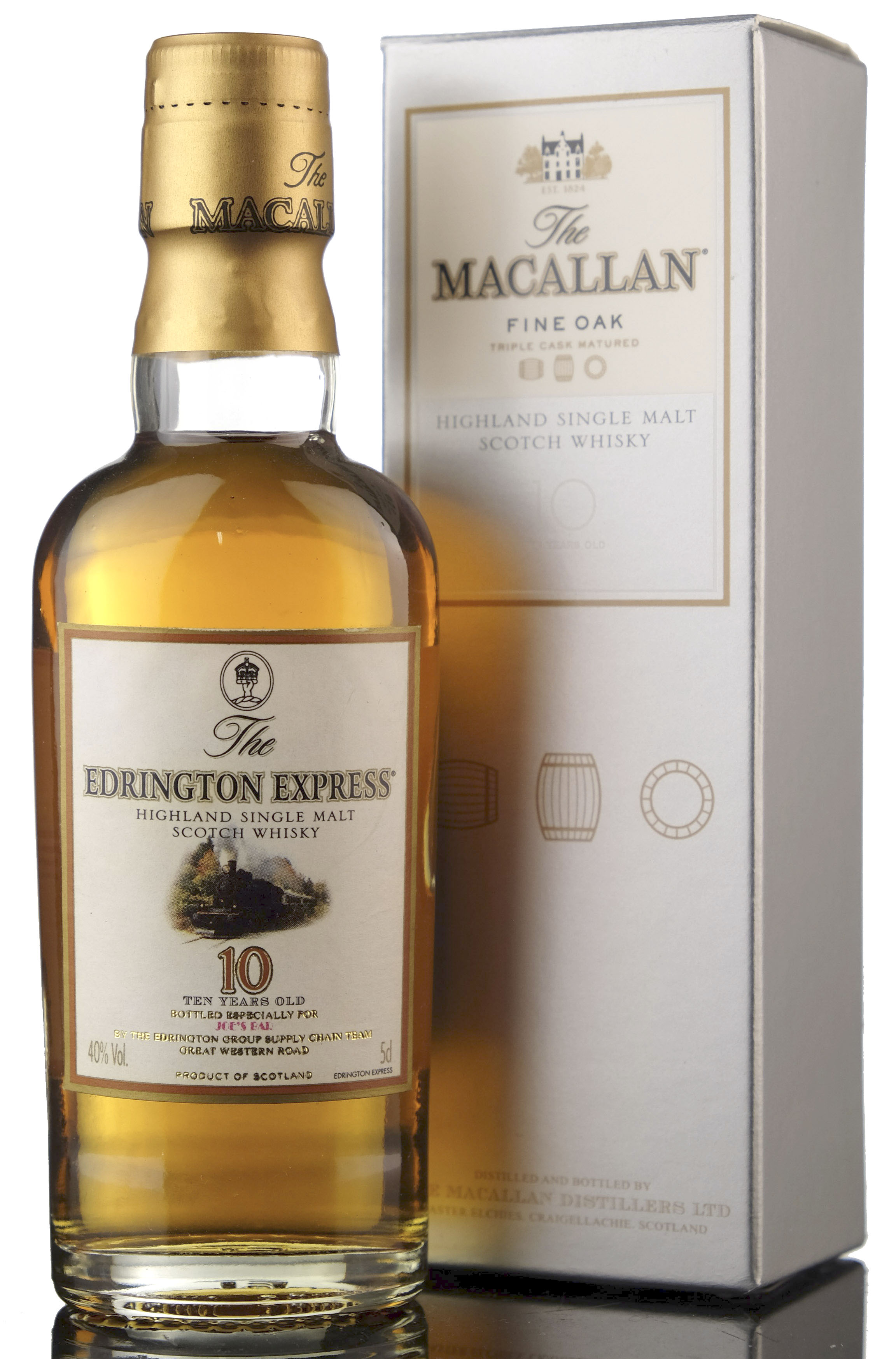 Macallan 10 Year Old - Edrington Express - Miniature