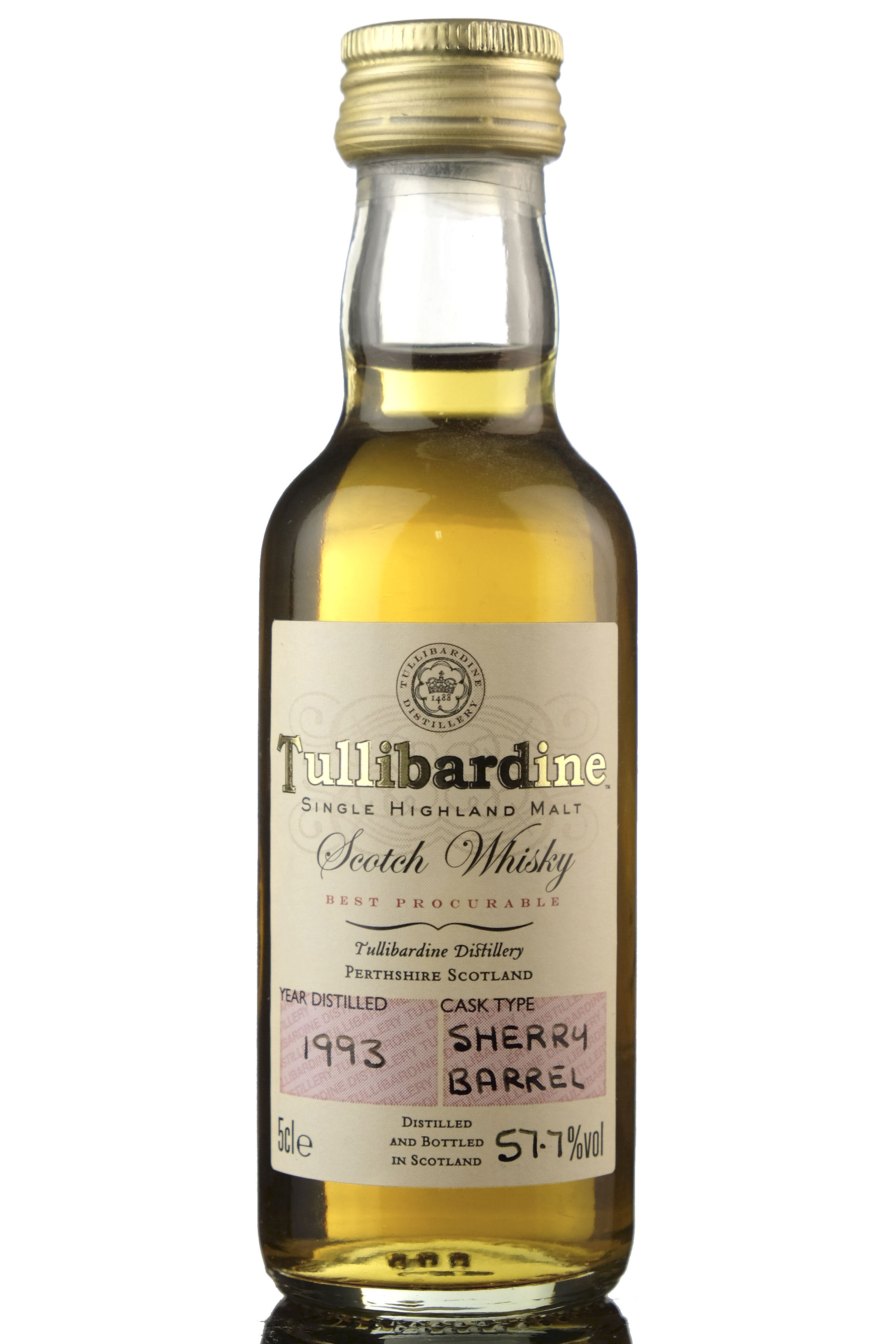 Tullibardine 1993 Miniature