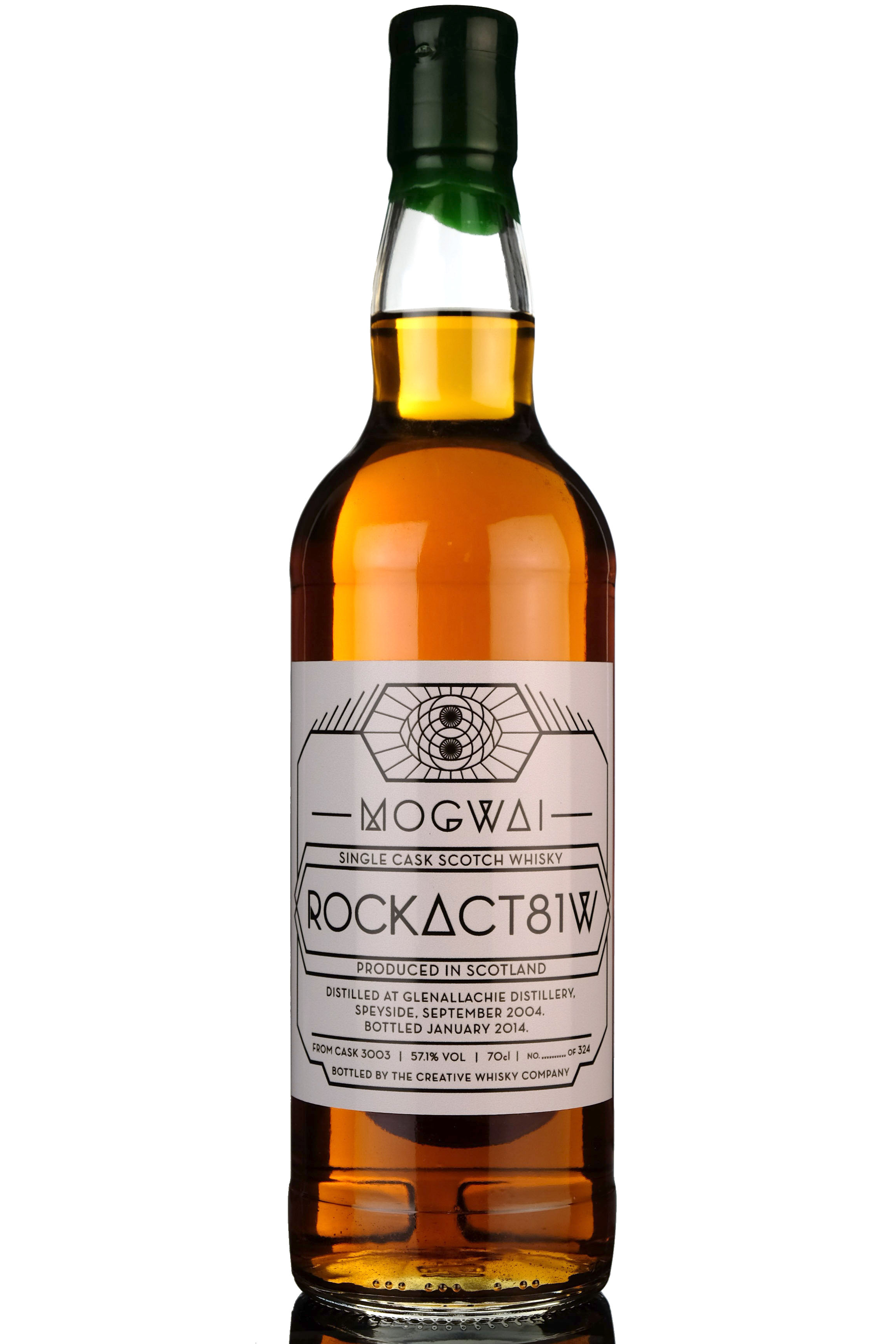 Glenallachie 2004-2014 - Rockact81w Mogwai - Creative Whisky Company