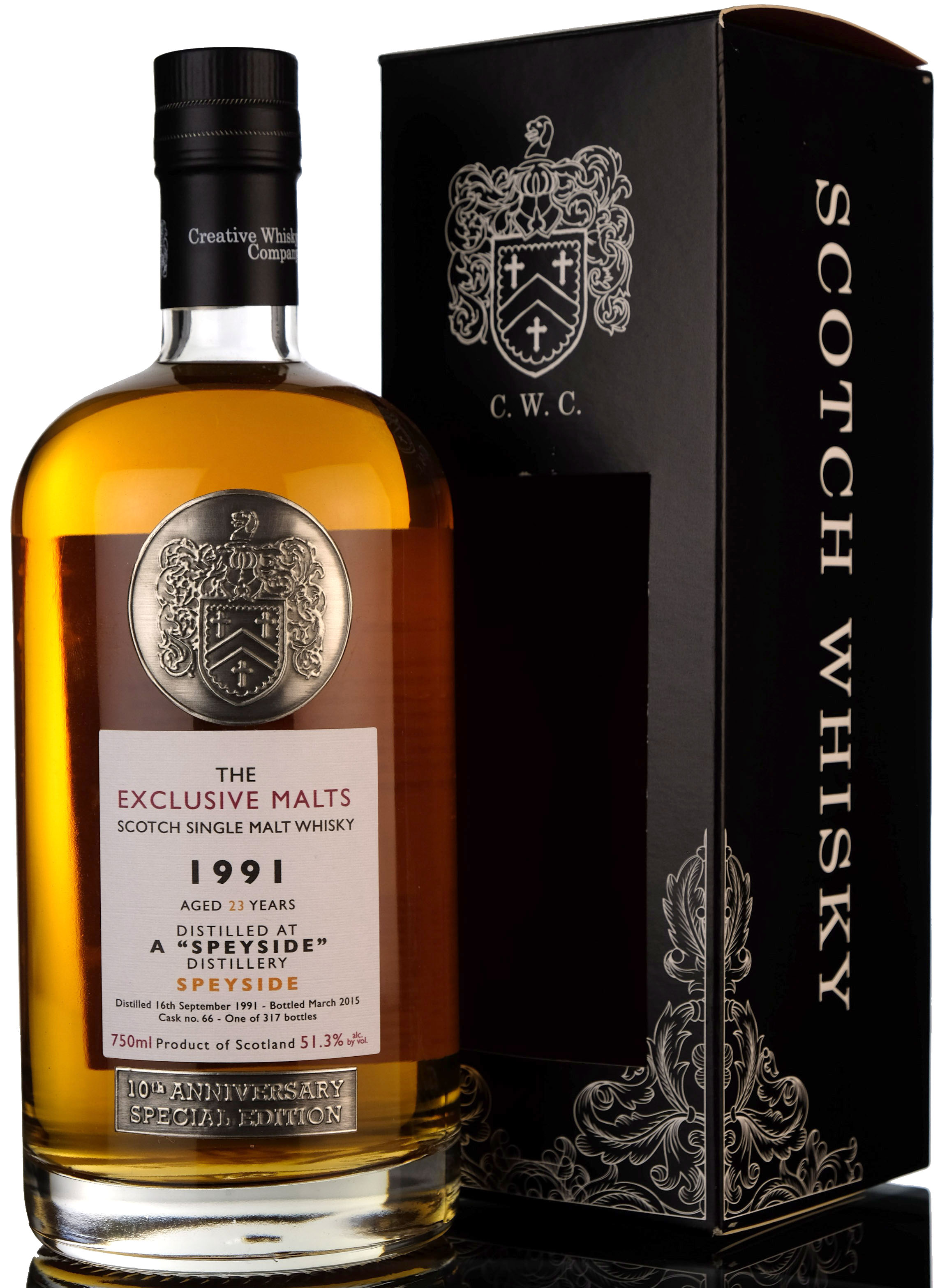 Speyside 1991-2015 - 23 Year Old - Exclusive Malts - Creative Whisky Company