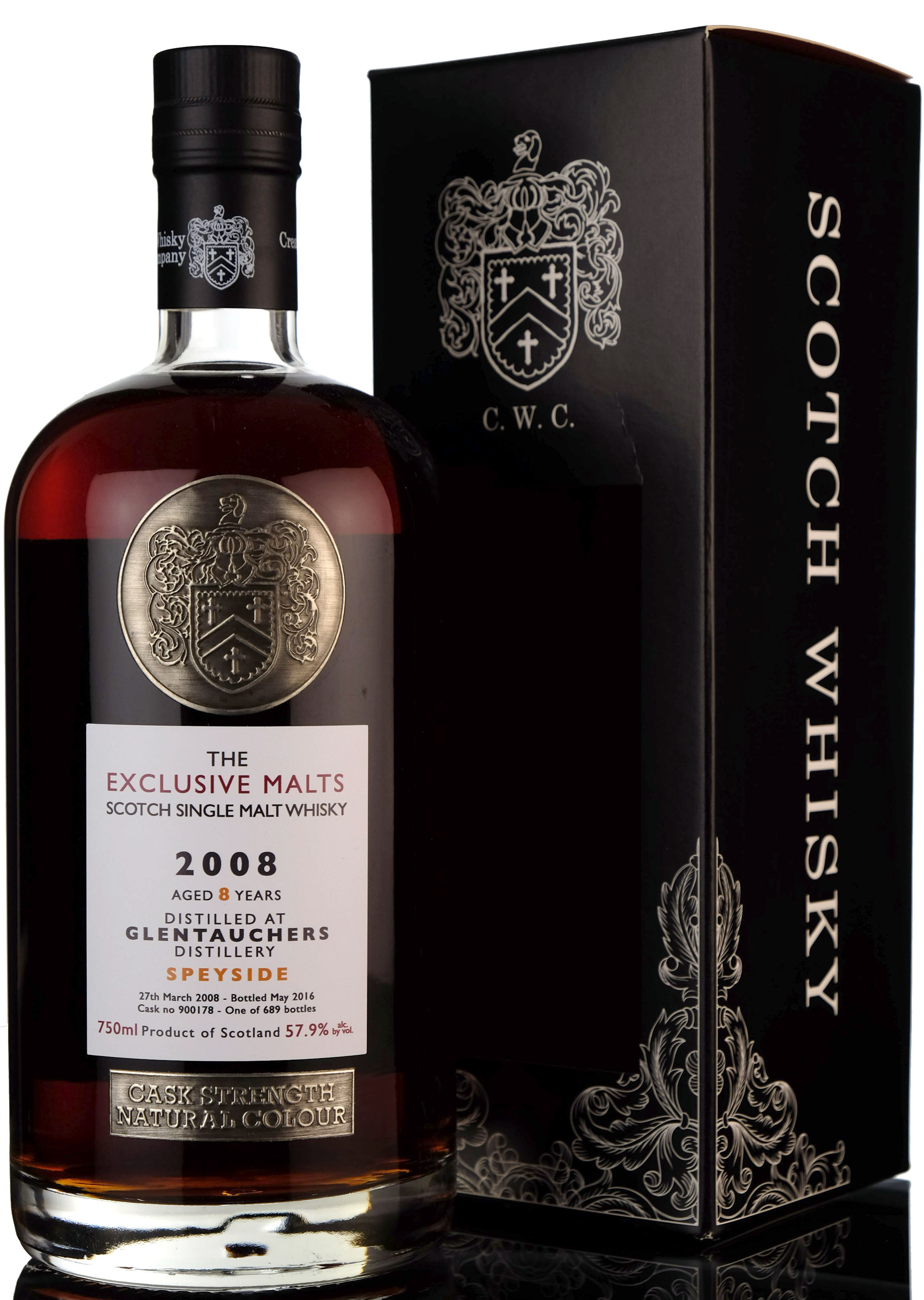 Glentauchers 2008-2016 - 8 Year Old - Exclusive Malts - Creative Whisky Company