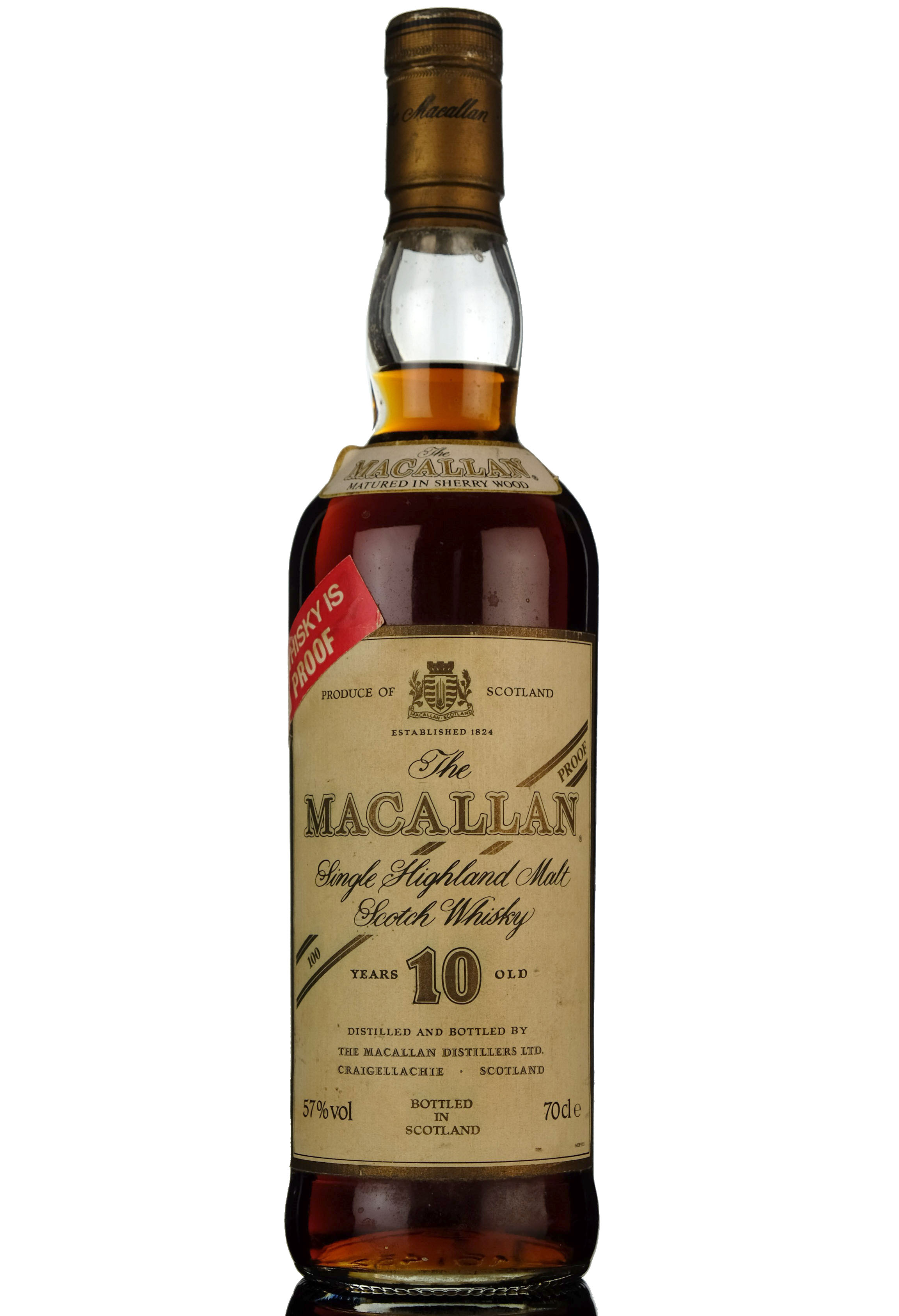 Macallan 10 Year Old - 100 Proof - 1990s
