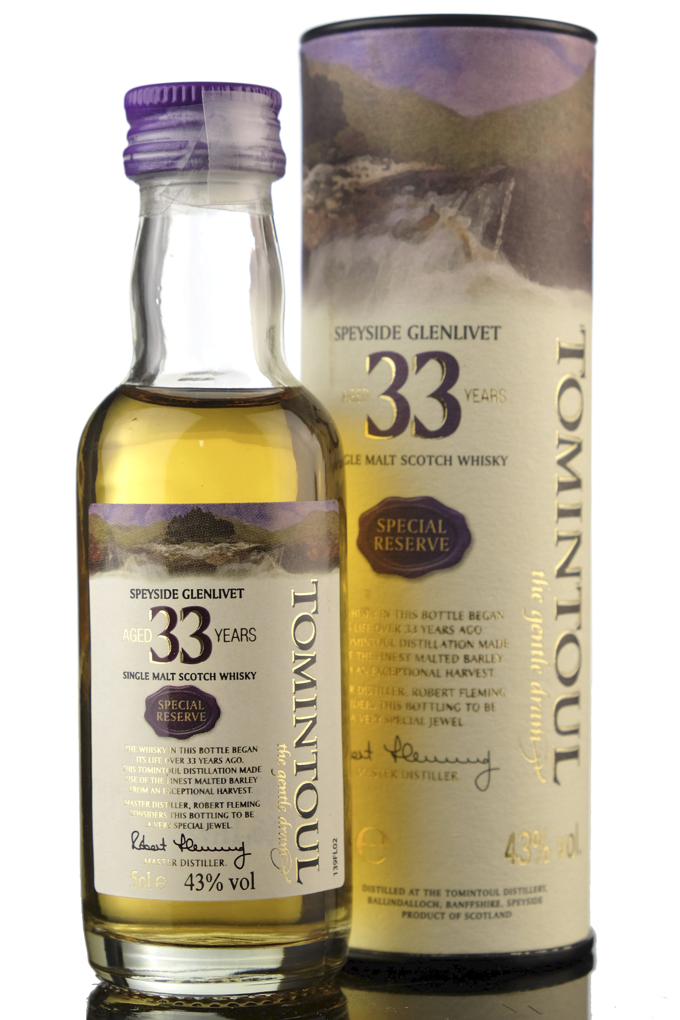 Tomintoul 33 Year Old Miniature
