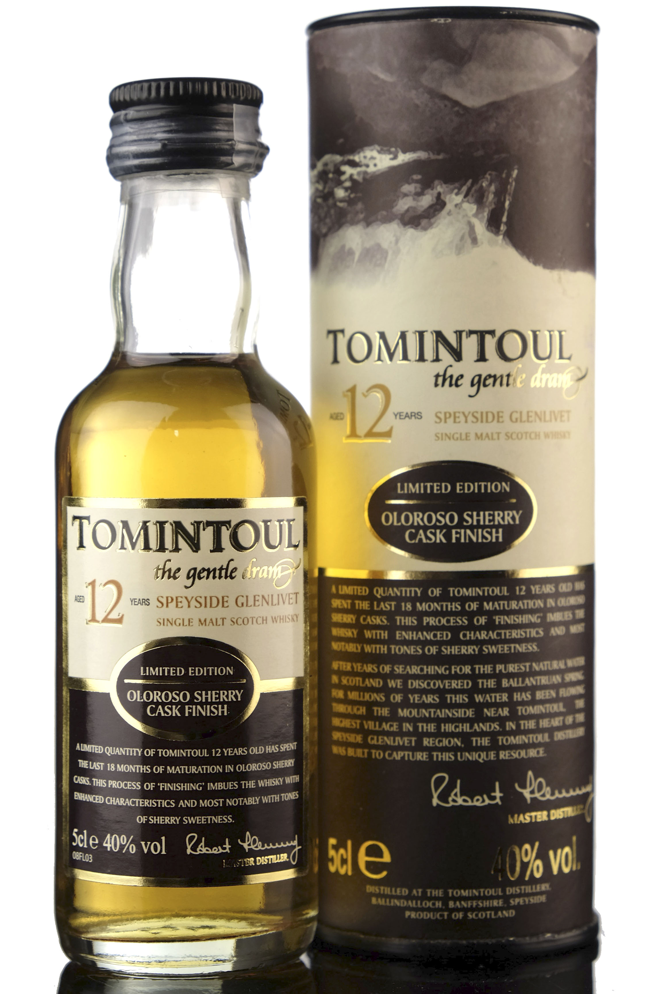 Tomintoul 12 Year Old - Oloroso Sherry Cask Finish Miniature