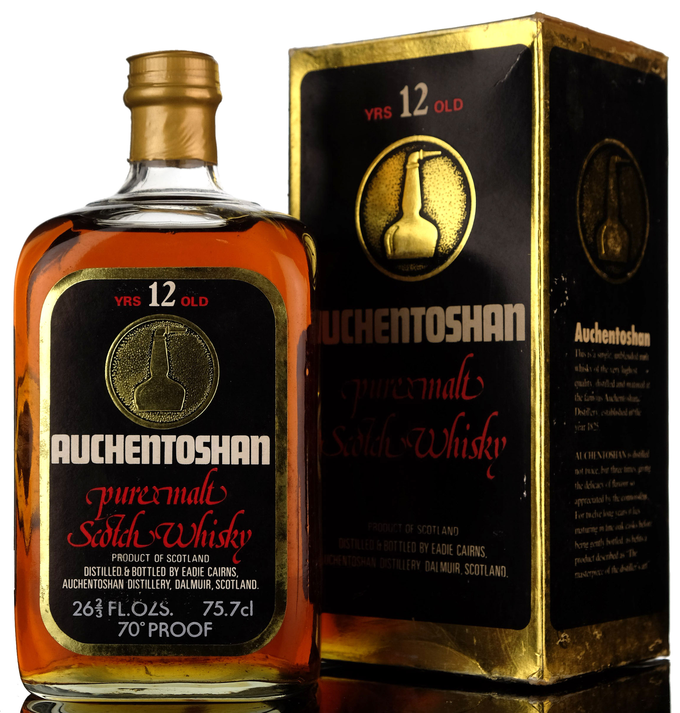 Auchentoshan 12 Year Old - Late 1970s