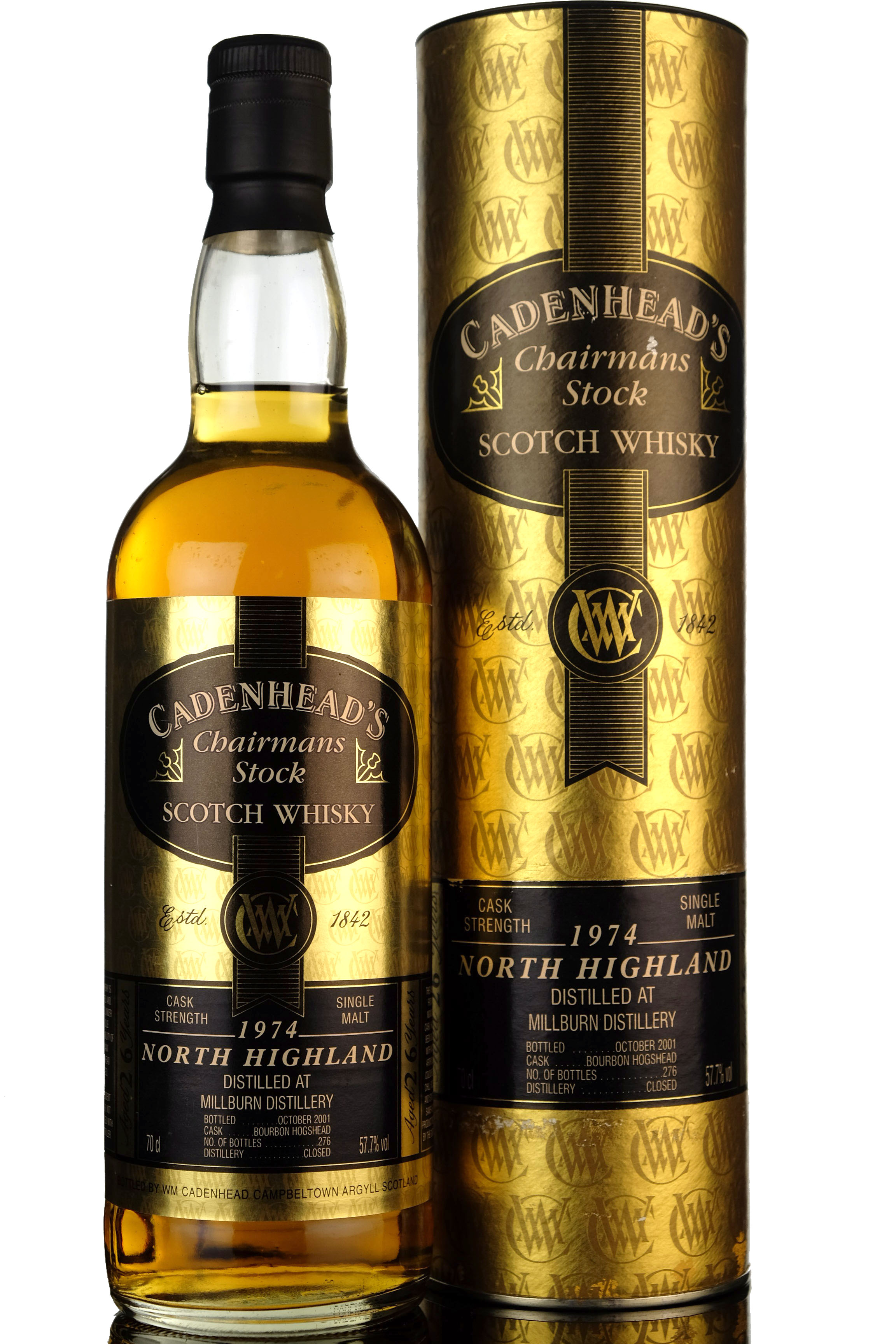 Millburn 1974-2001 - 26 Year Old - Cadenheads Chairmans Stock