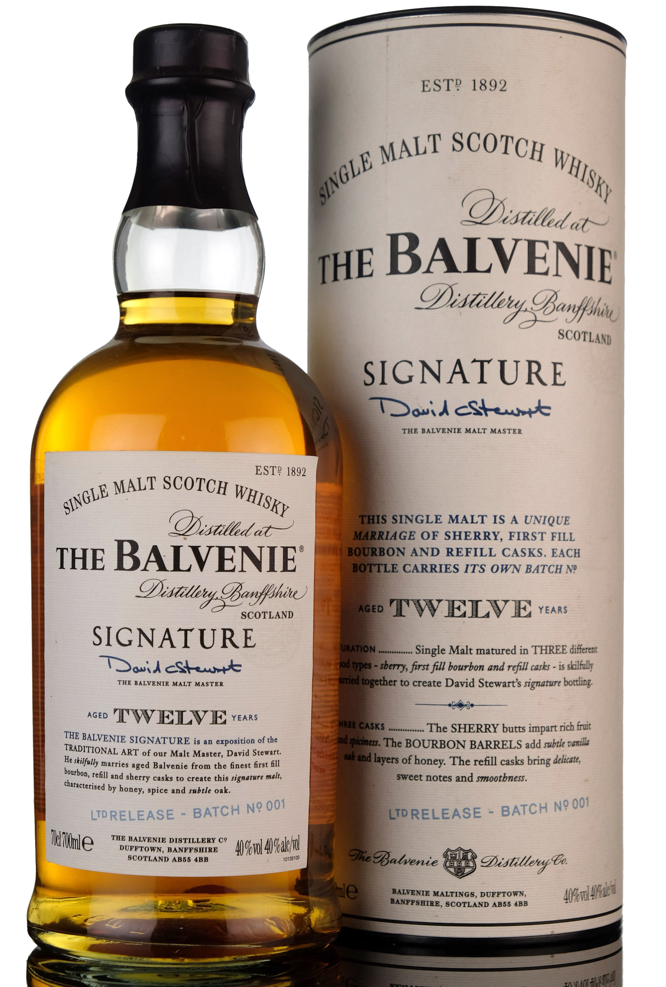Balvenie 12 Year Old - Signature - Batch 1