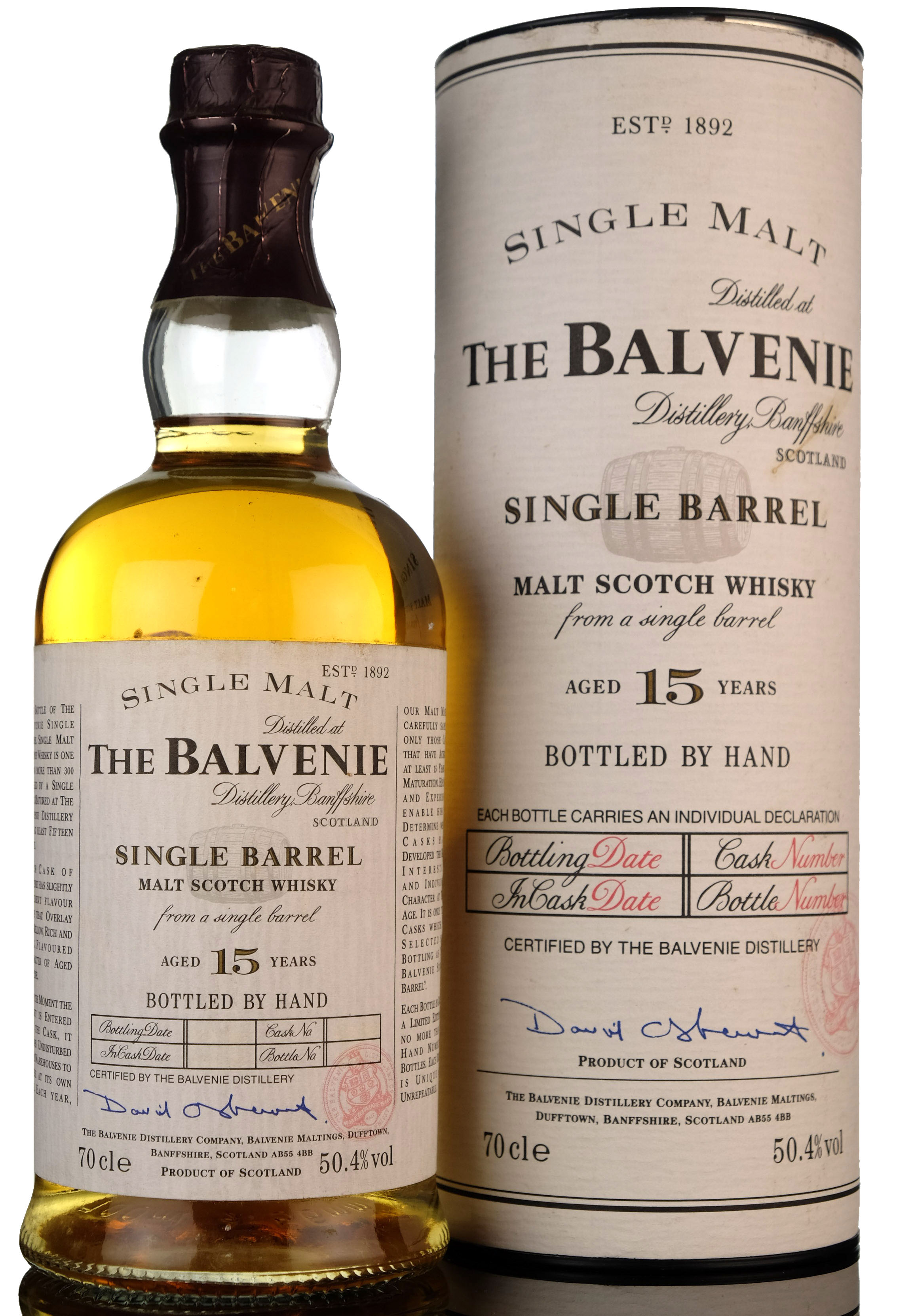 Balvenie 15 Year Old - Single Barrel