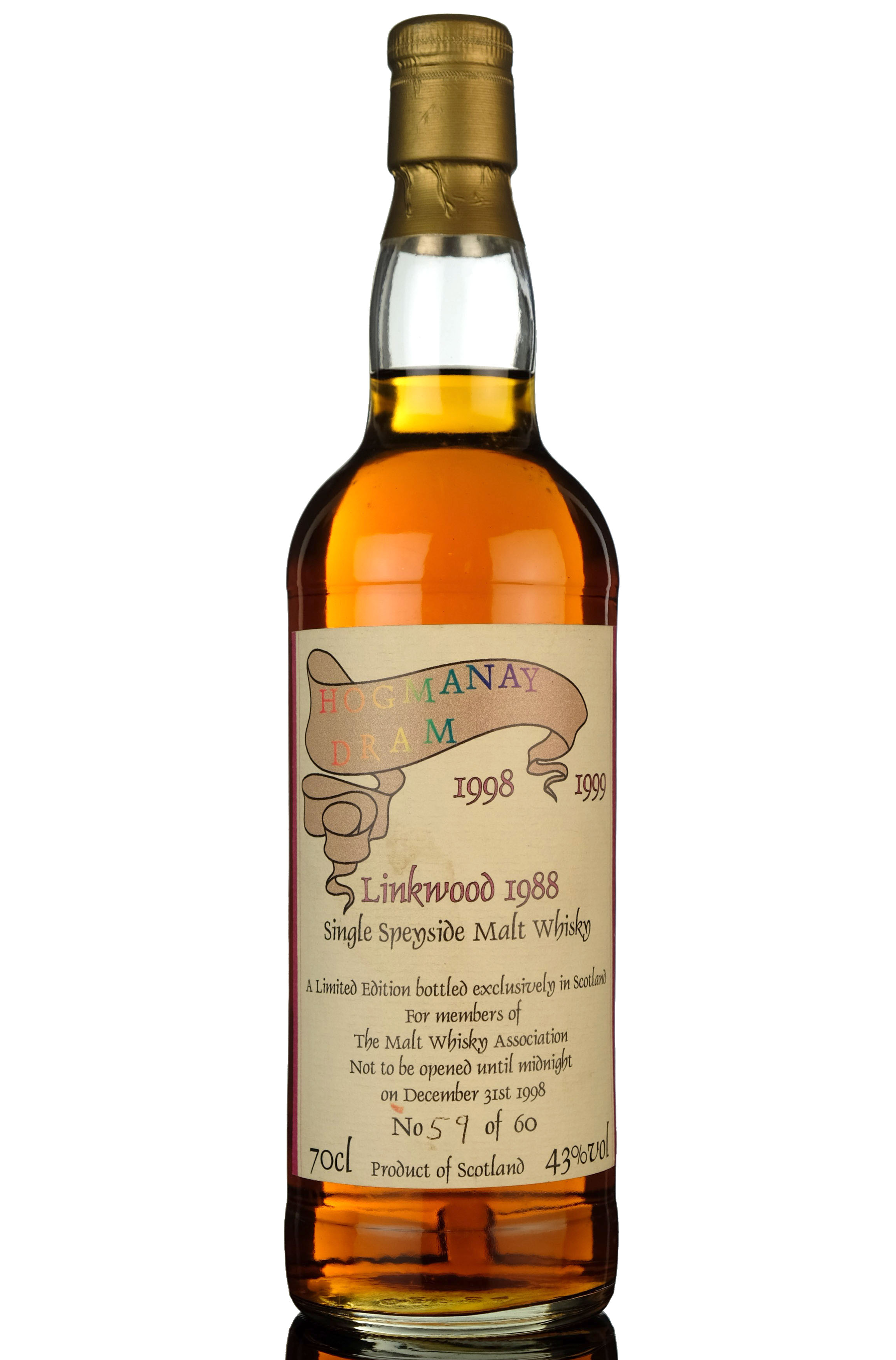 Linkwood 1988 - Hogmany Dram