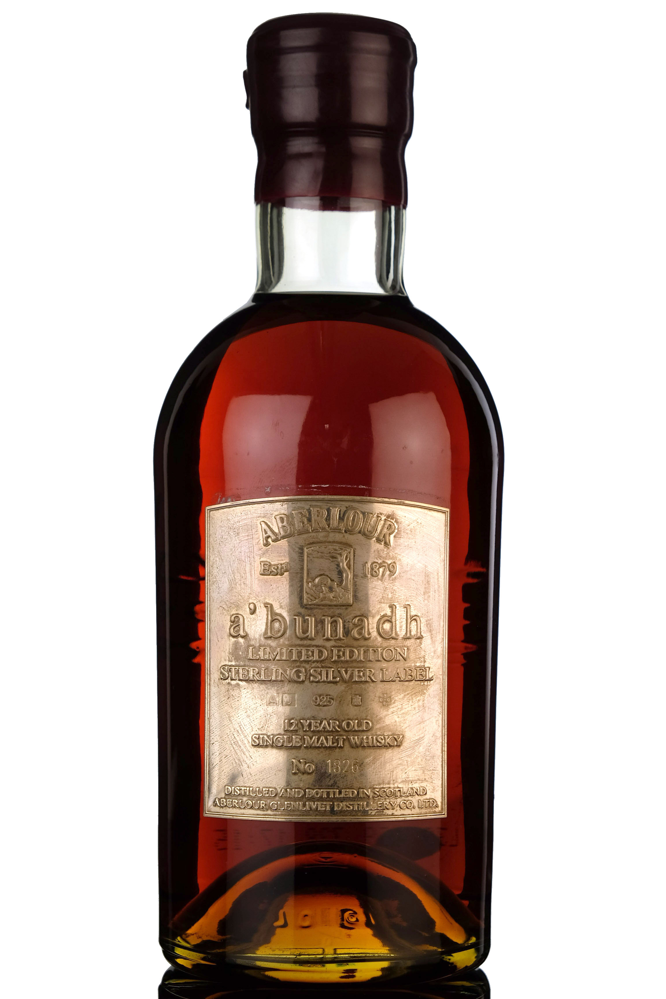Aberlour Abunadh - 12 Year Old - Sterling Silver Label