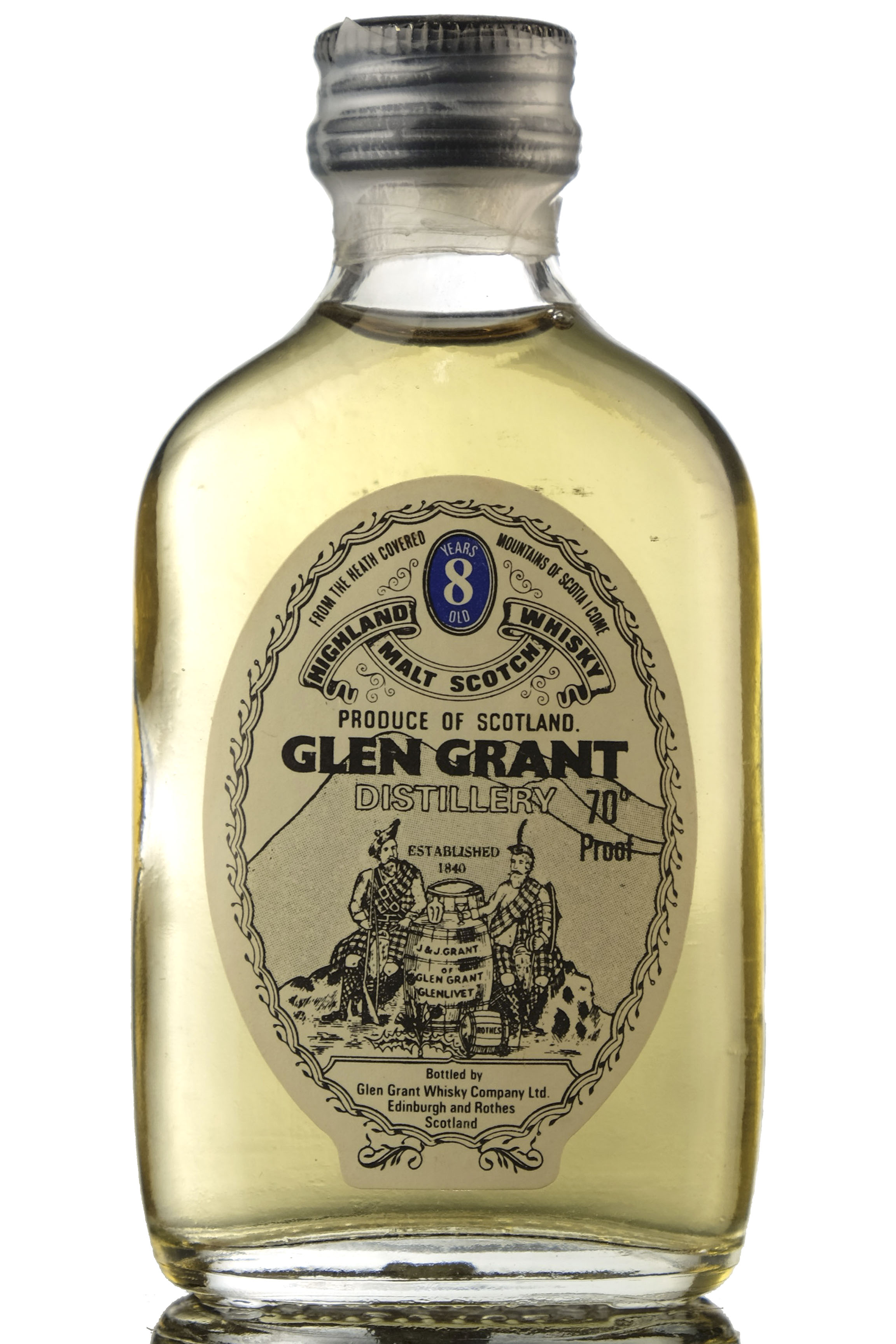 Glen Grant 8 Year Old - 70 Proof Miniature