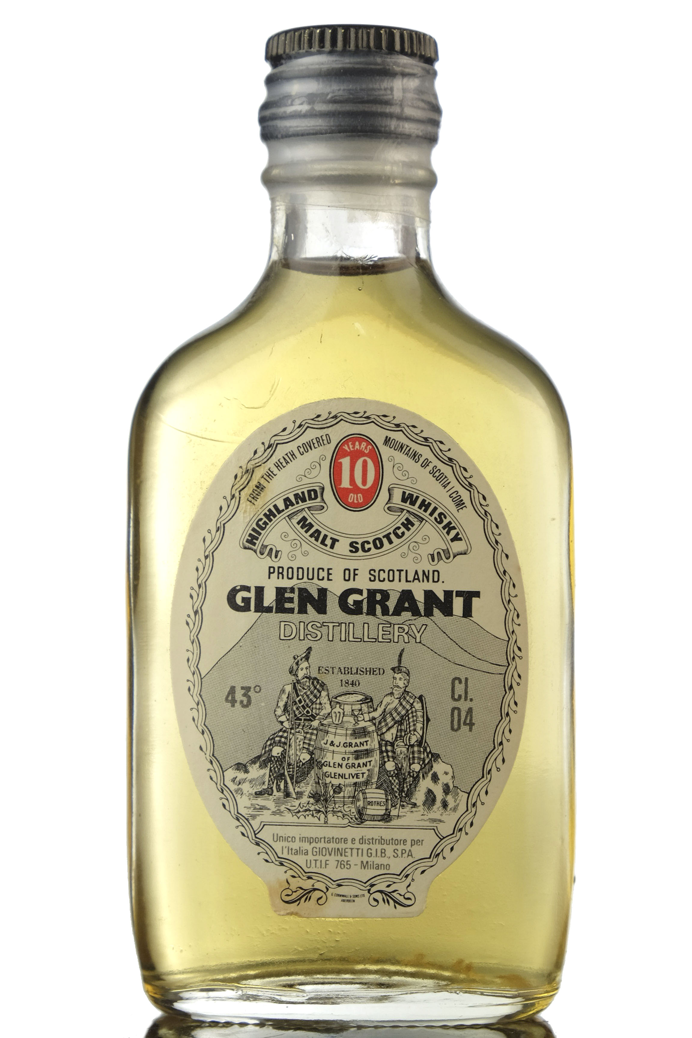 Glen Grant 10 Year Old Miniature