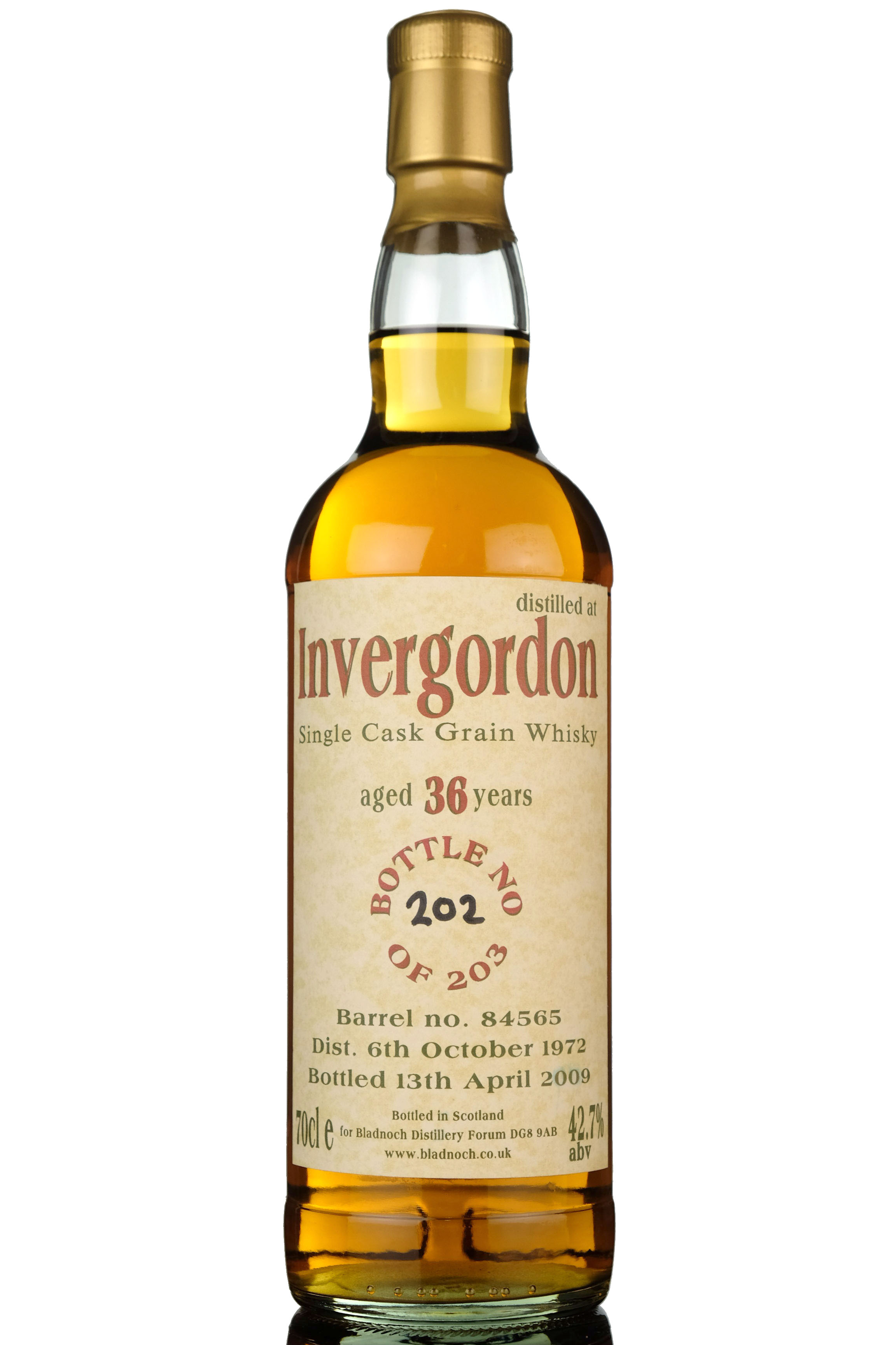 Invergordon 1972-2009 - 36 Year Old - Bladnoch Forum