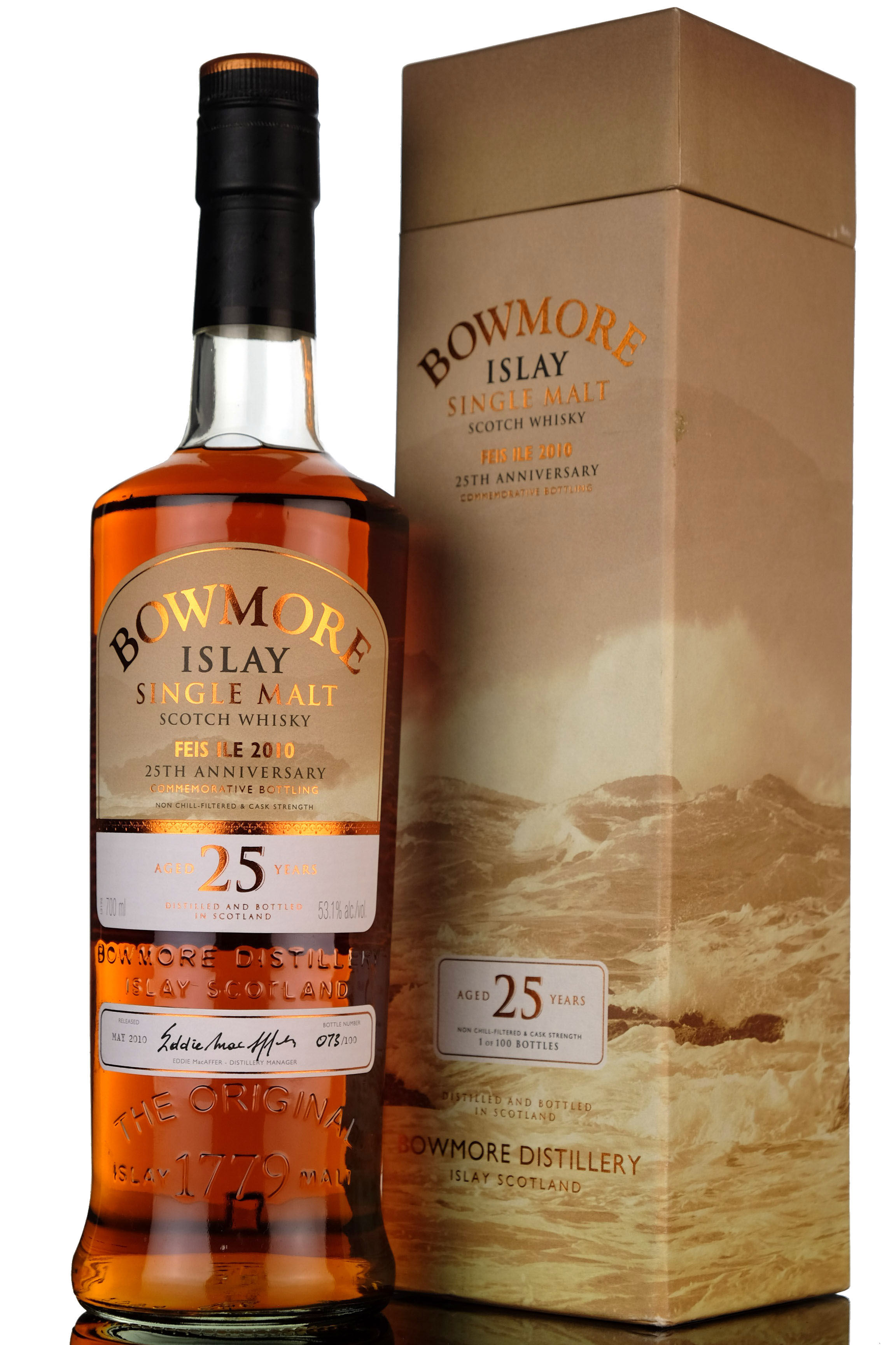 Bowmore 25 Year Old  Festival 2010  100 Bottles