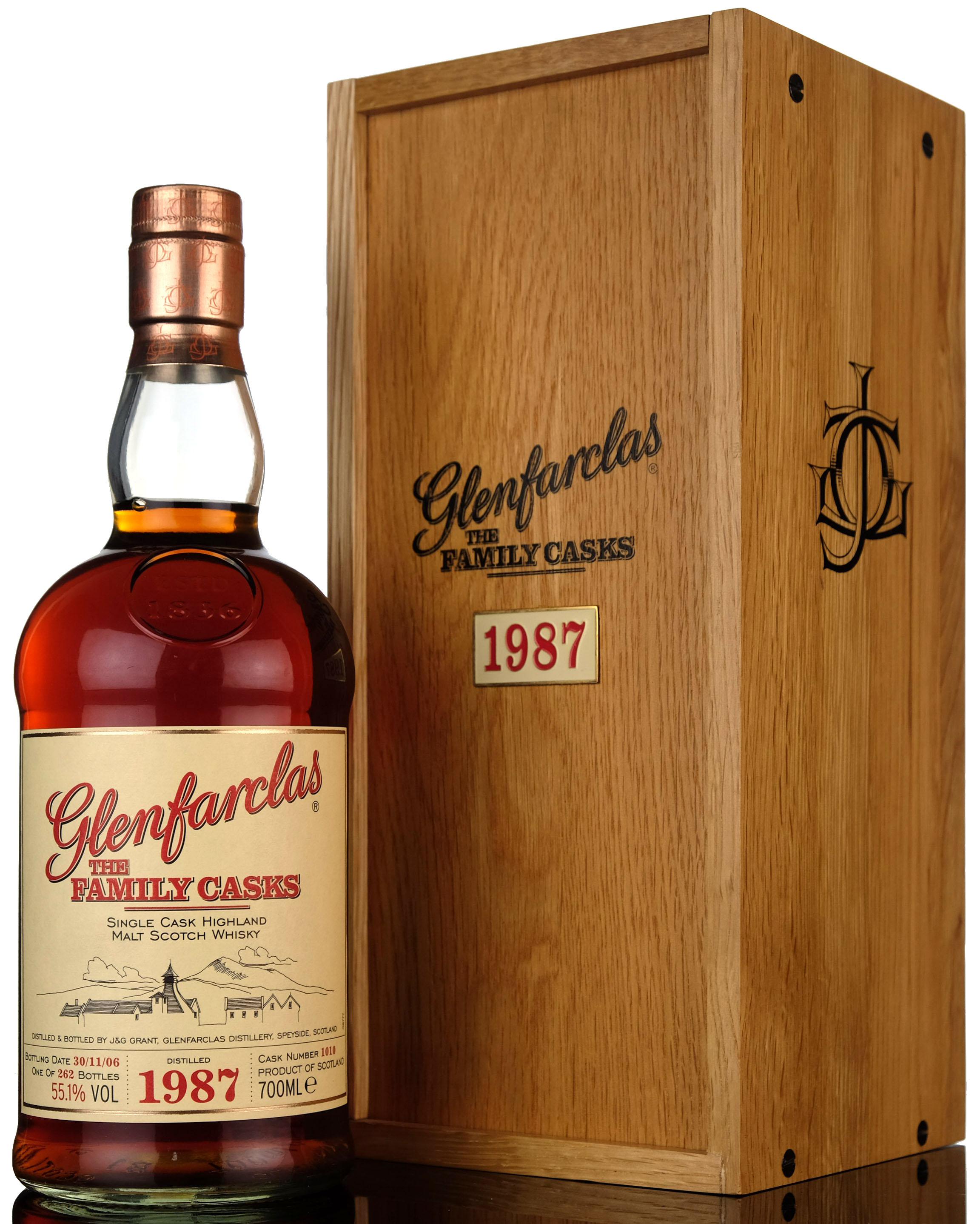 Glenfarclas 1987-2006 - The Family Cask 1010