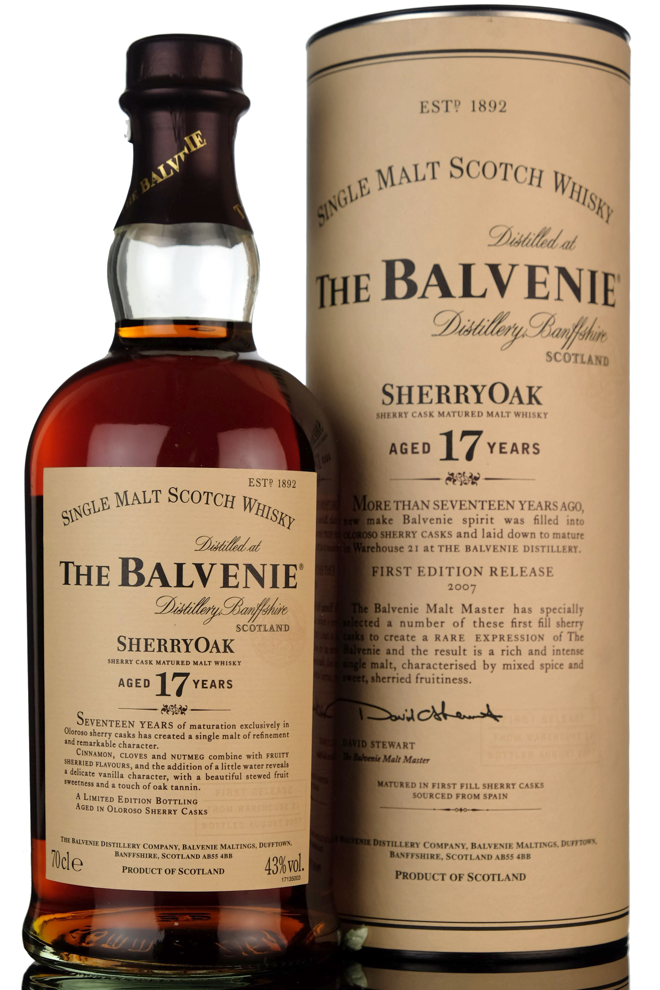 Balvenie 17 Year Old - Sherry Oak