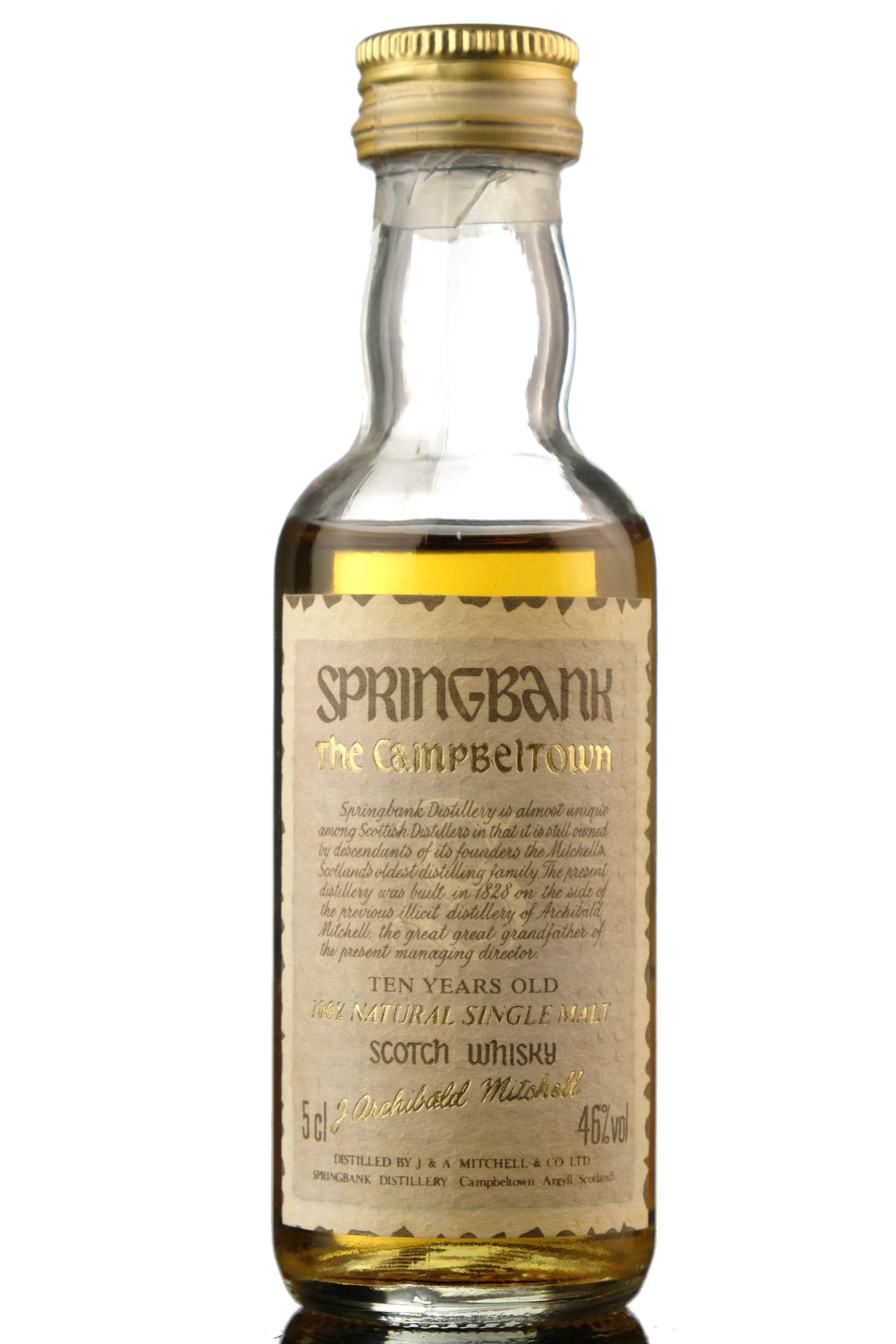 Springbank 10 Year Old Miniature