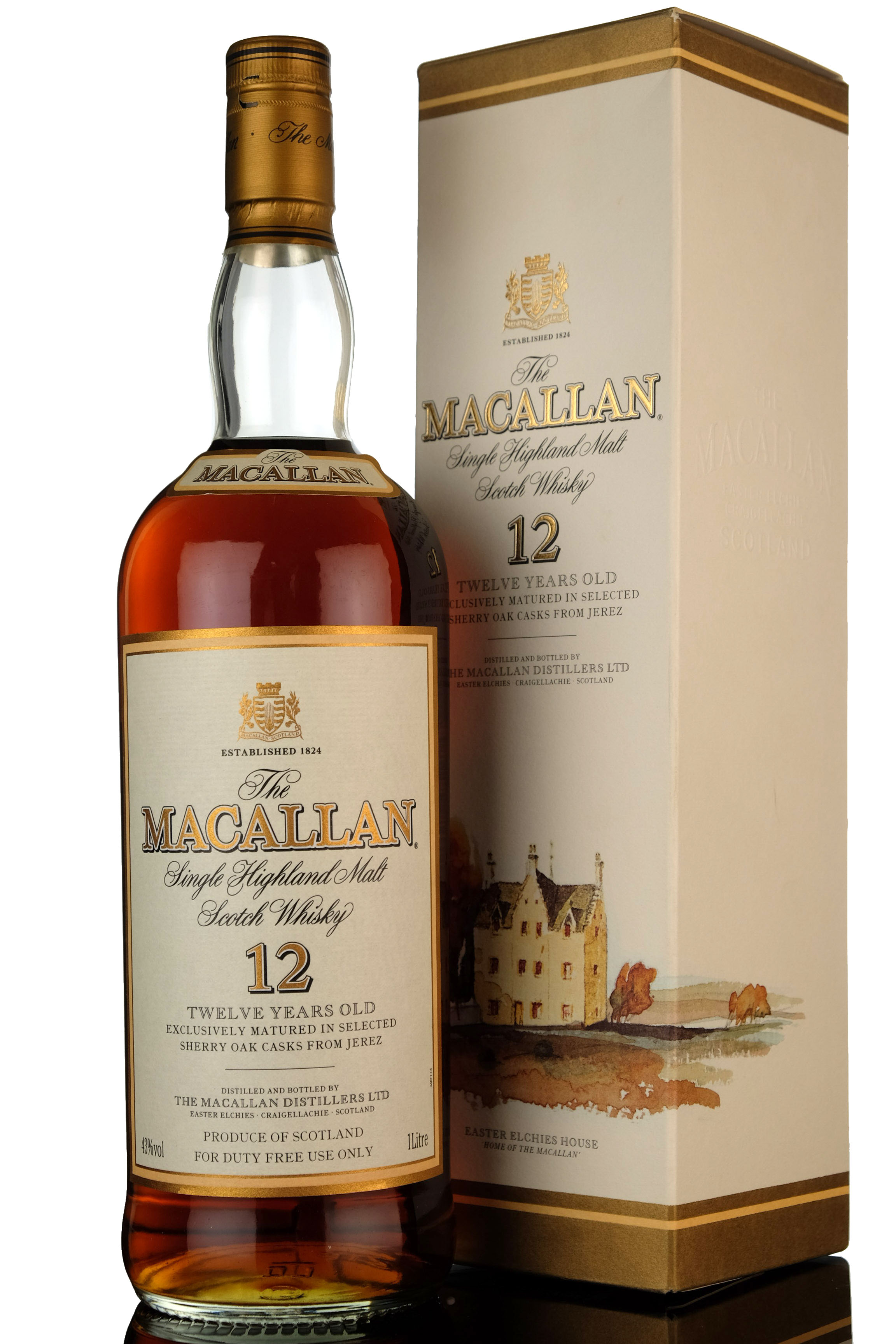 Macallan 12 Year Old - Sherry Cask - Early 2000s - 1 Litre