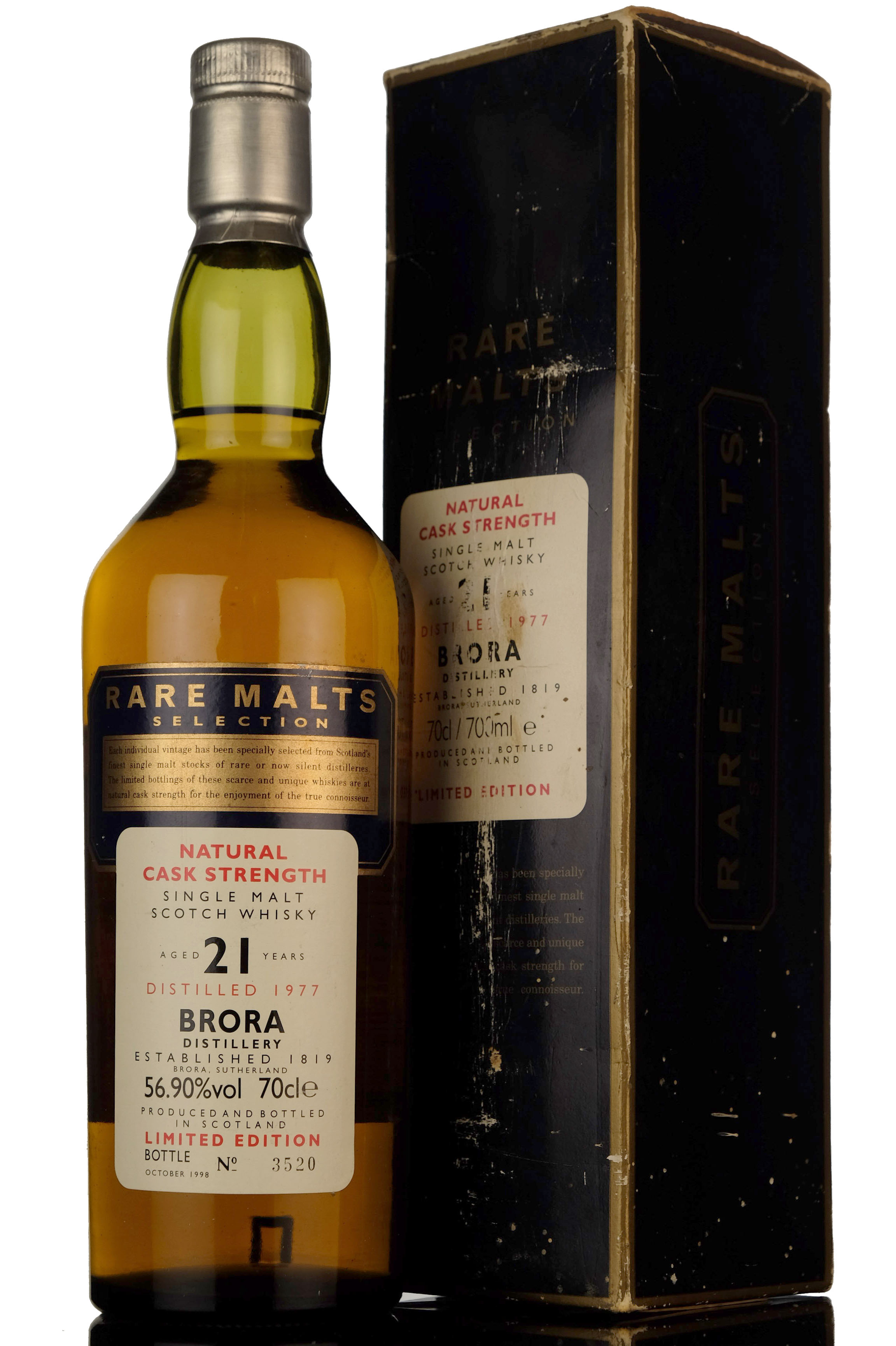 Brora 1977-1998 - 21 Year Old - Rare Malts 56.90%